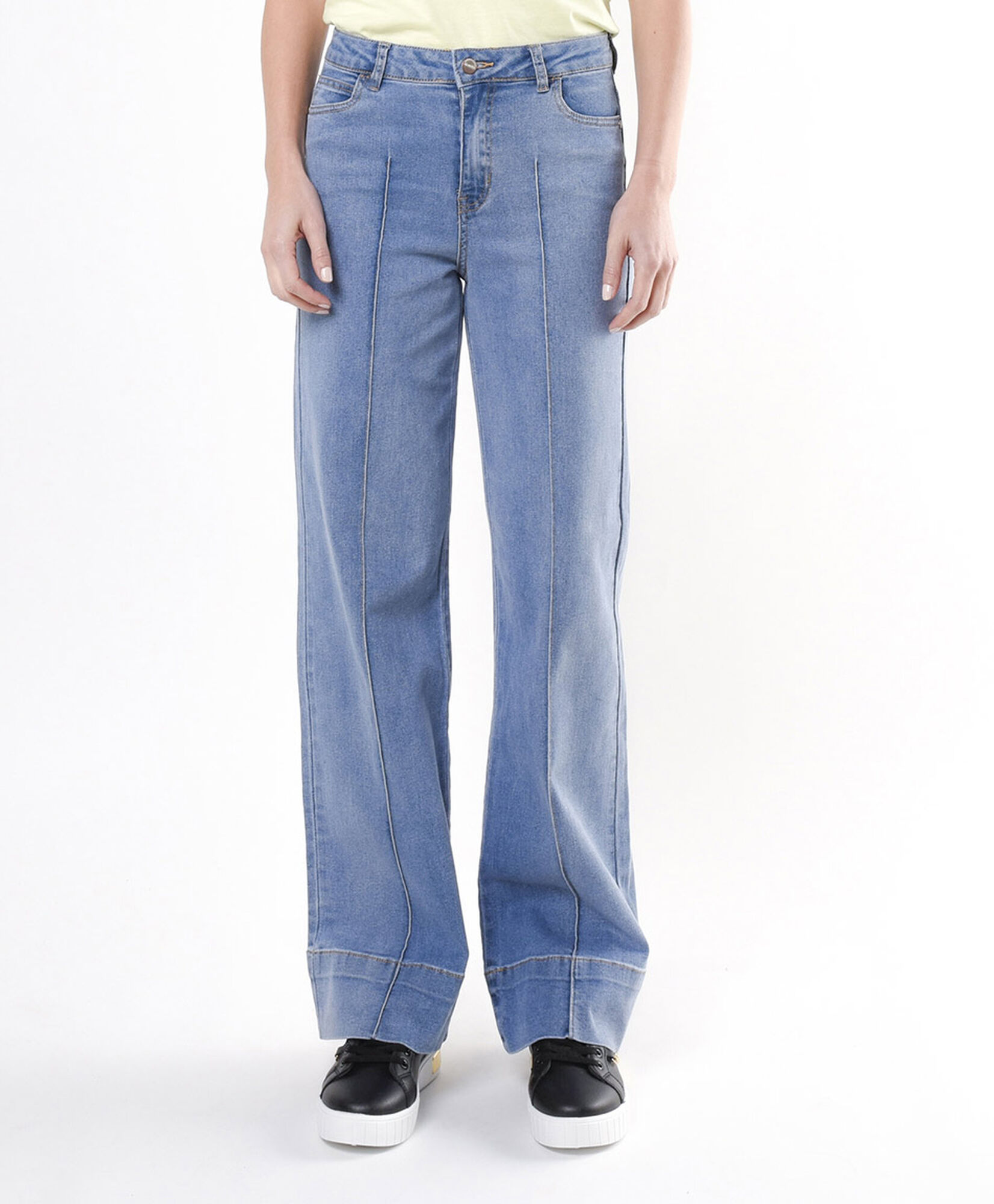 Jeans mujer costuras wide Jeans mujer costuras wide
