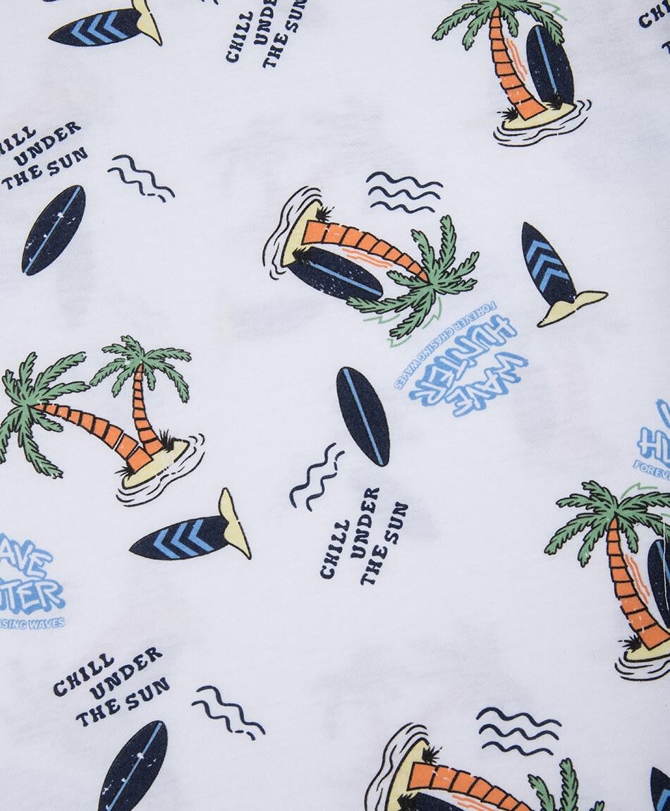 Polera ni&ntilde;o islas surf