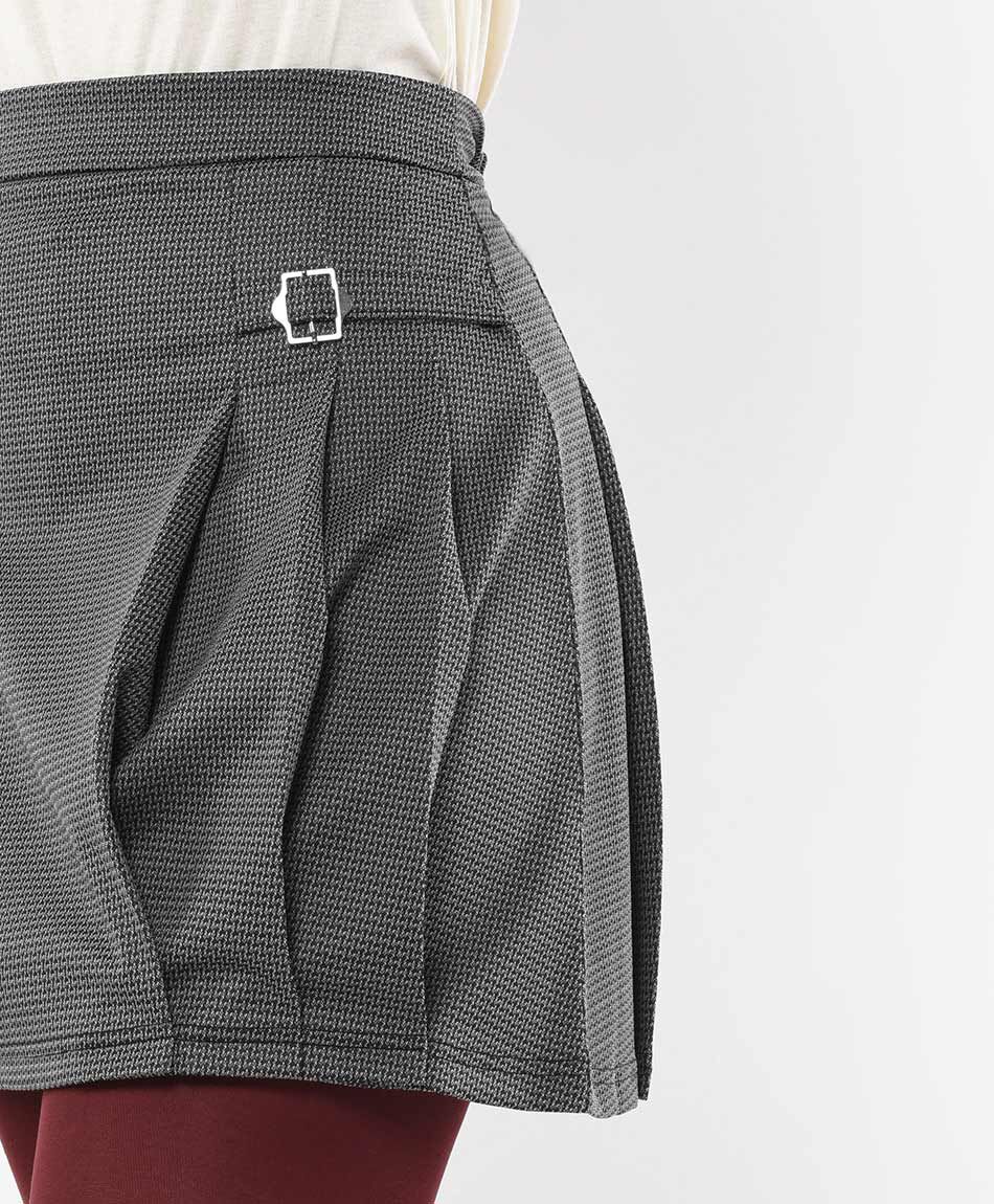 Mini falda mujer plisada