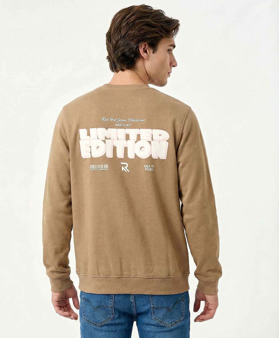 Poler&oacute;n hombre doble print limited