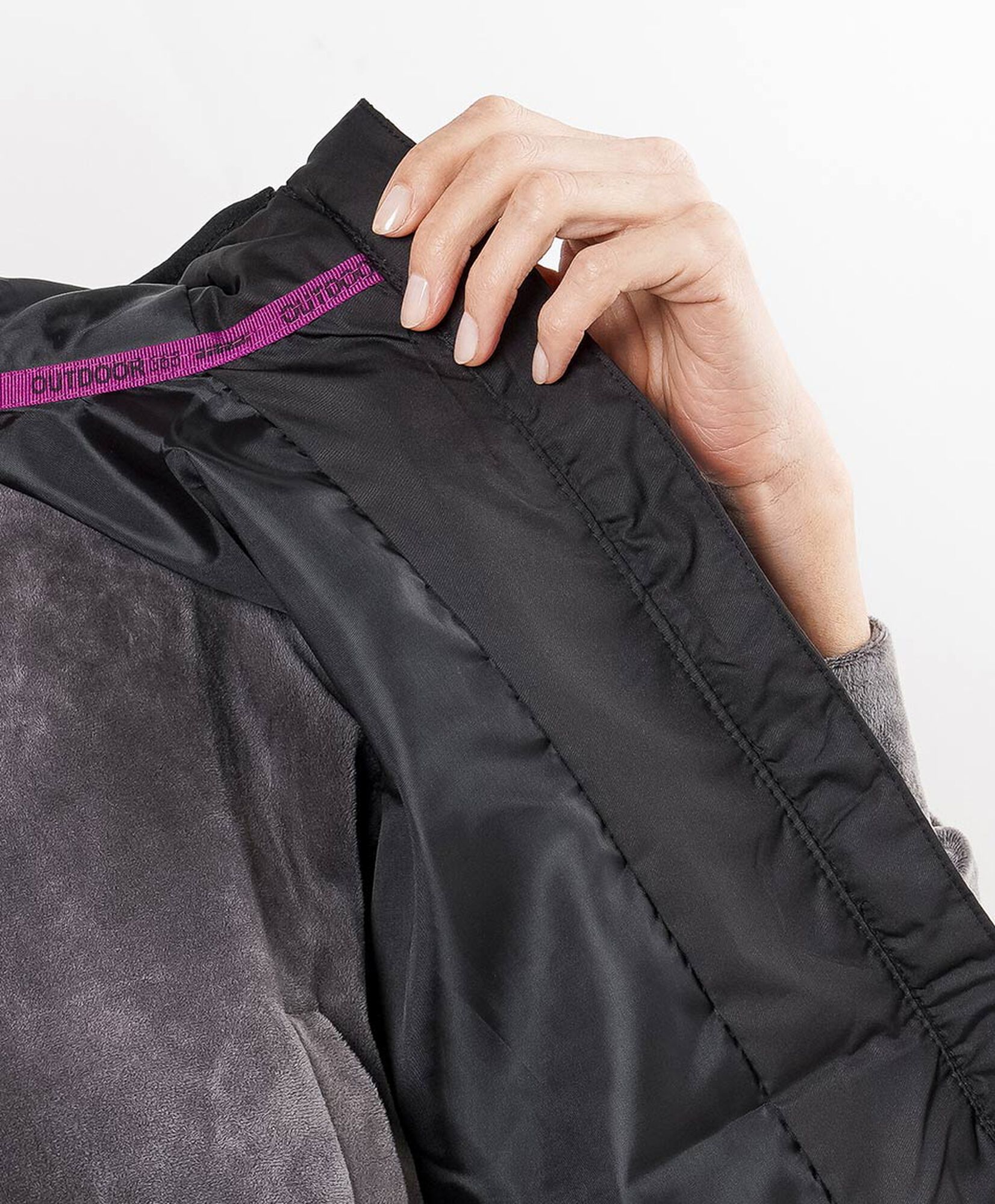 Parka deportiva mujer sin mangas gorro Parka deportiva mujer sin mangas gorro