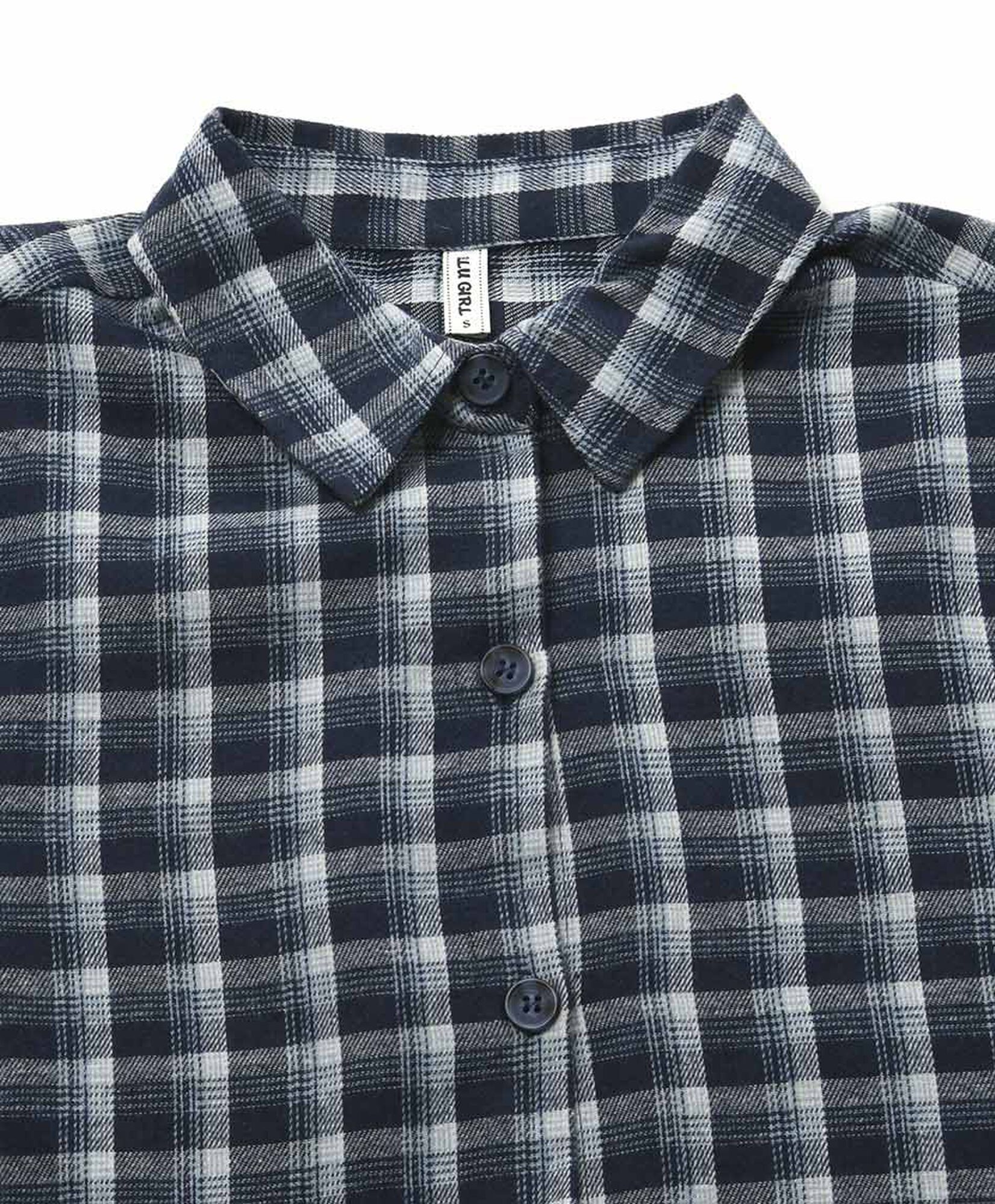 Blusa mujer cuadrillé azul Blusa mujer cuadrillé azul