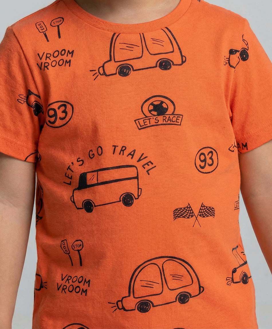 Polera beb&eacute; autos
