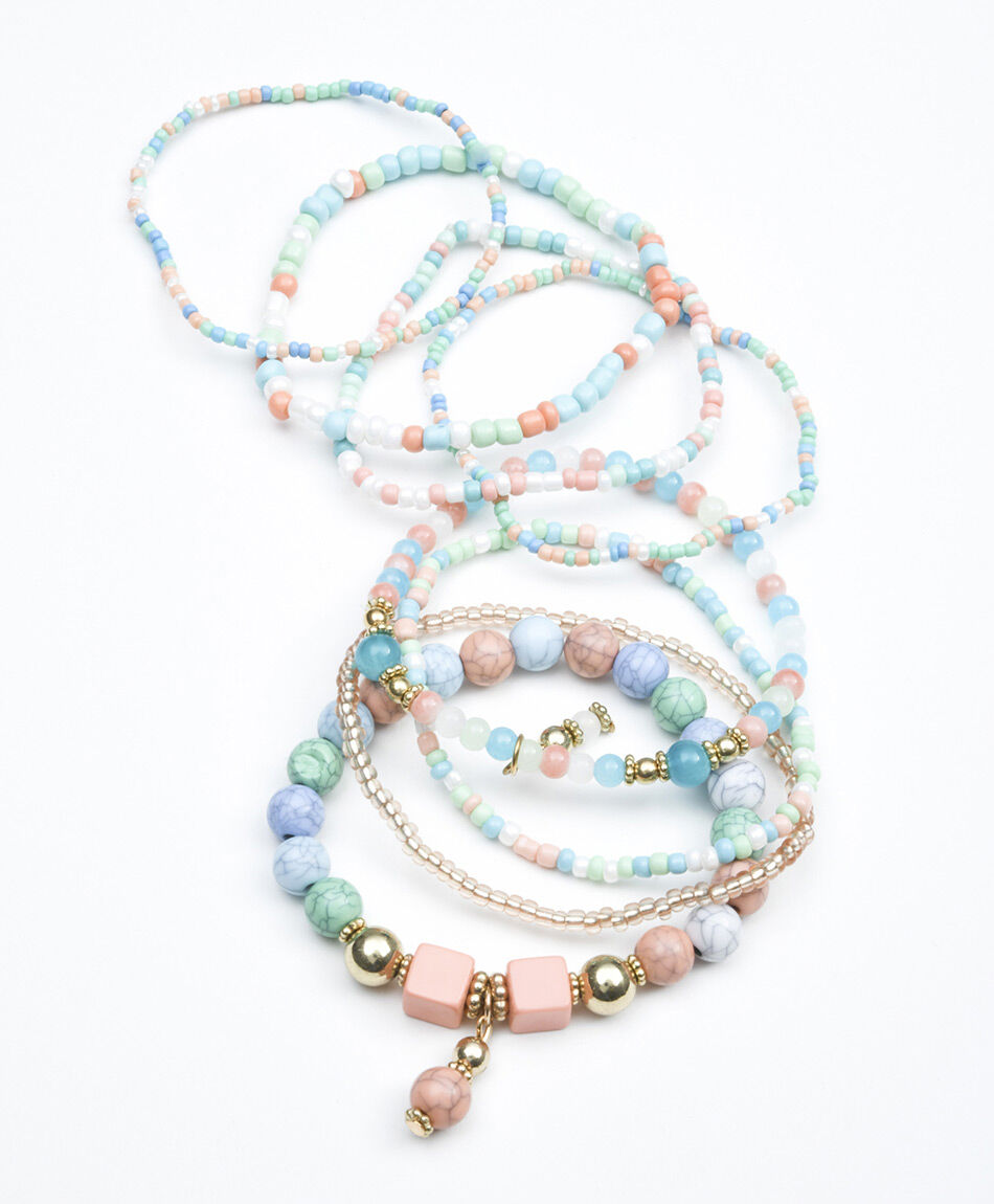 Set 3 pulseras mujer triple