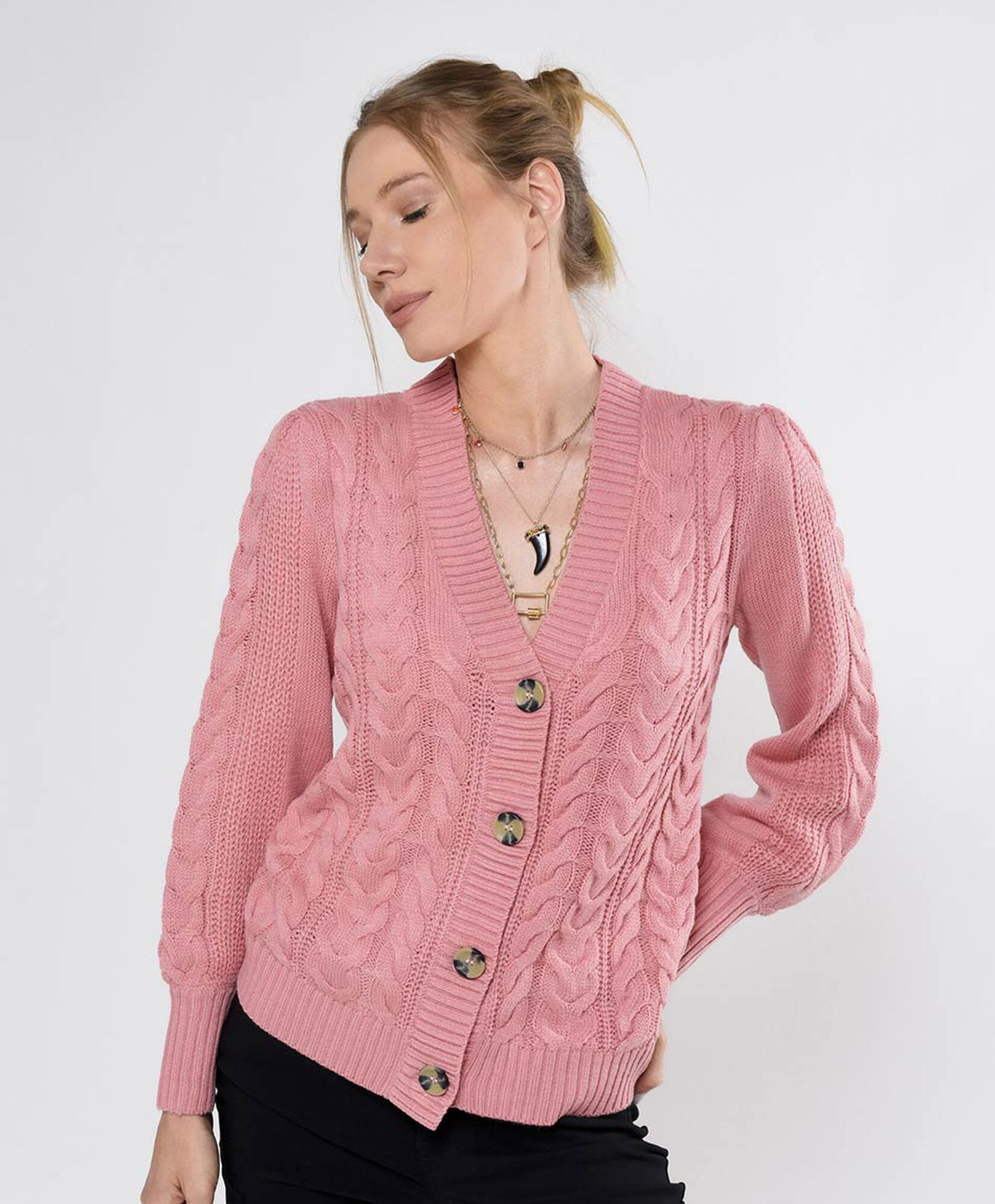 Sweater mujer tejido trenzado Sweater mujer tejido trenzado