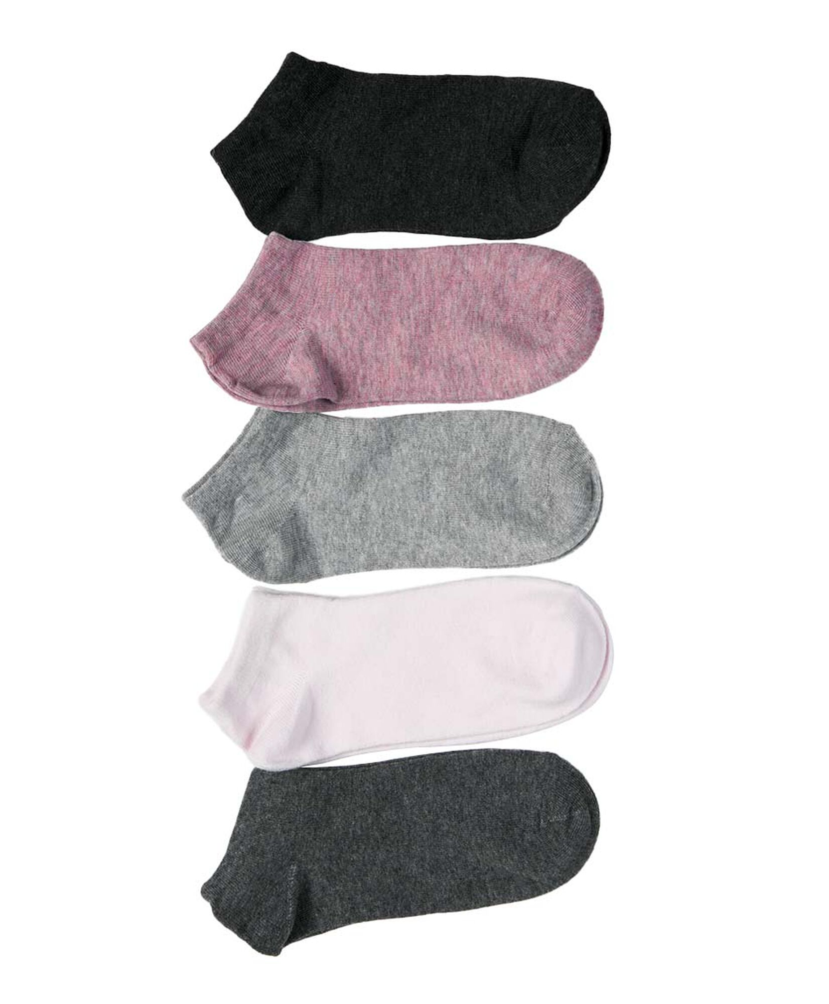 Pack 5 calcetines mujer corto liso Pack 5 calcetines mujer corto liso