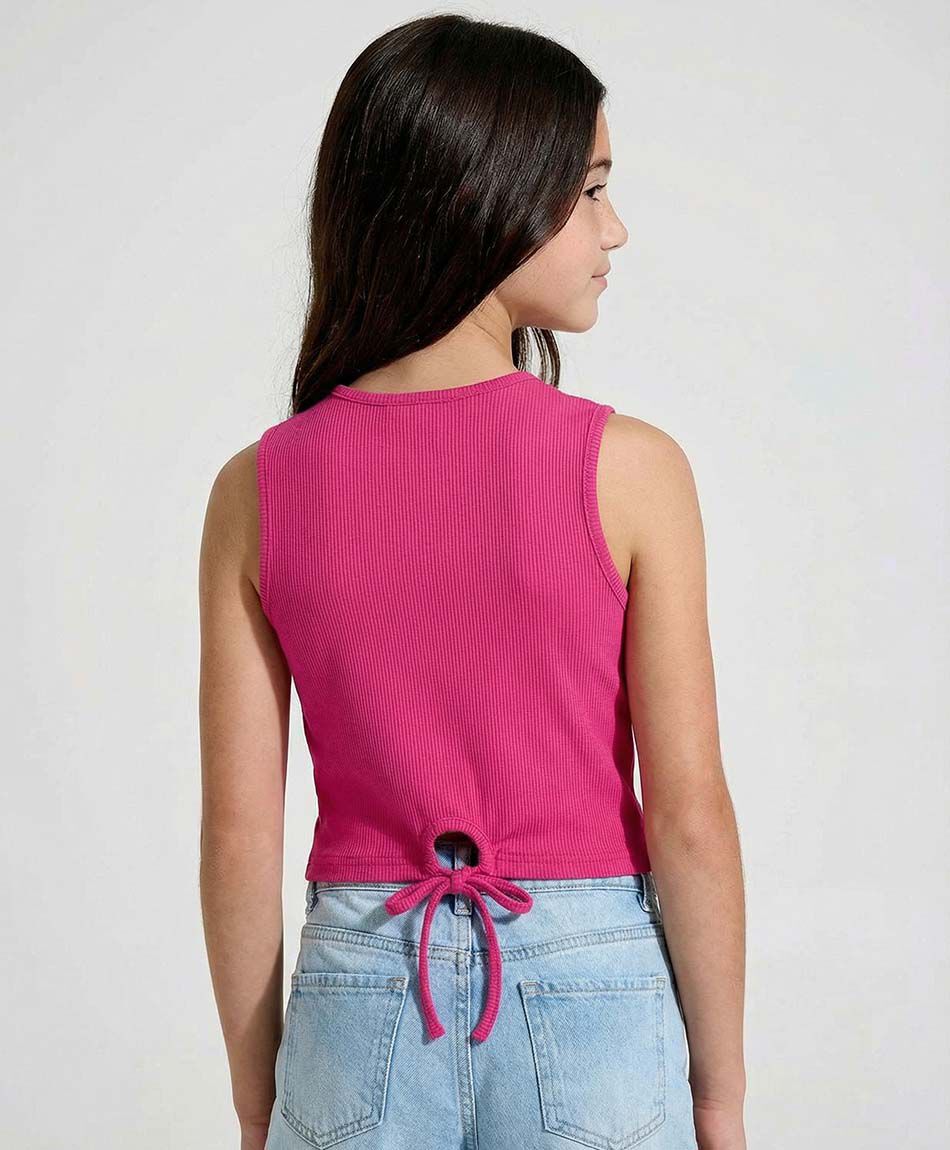 Polera ni&ntilde;a lazo