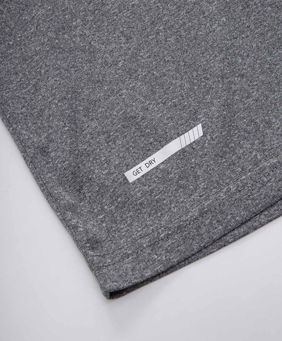 Polera deportiva hombre melange gris