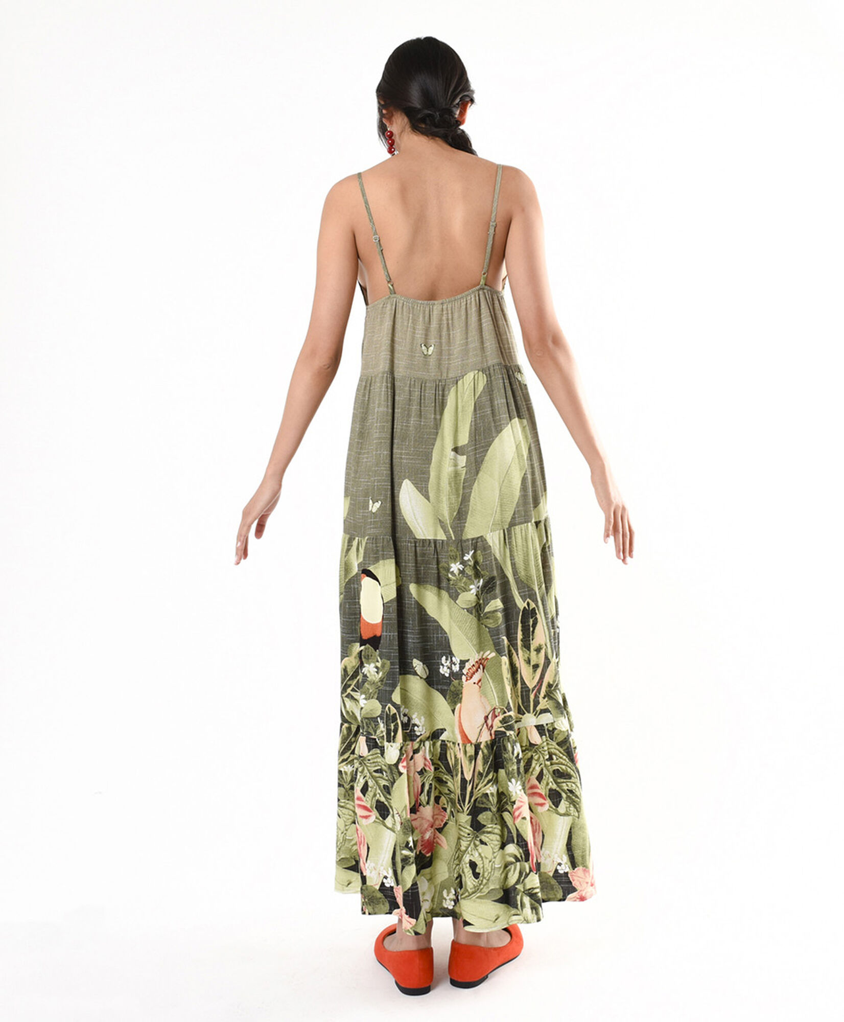 Vestido mujer estampado tropical Vestido mujer estampado tropical