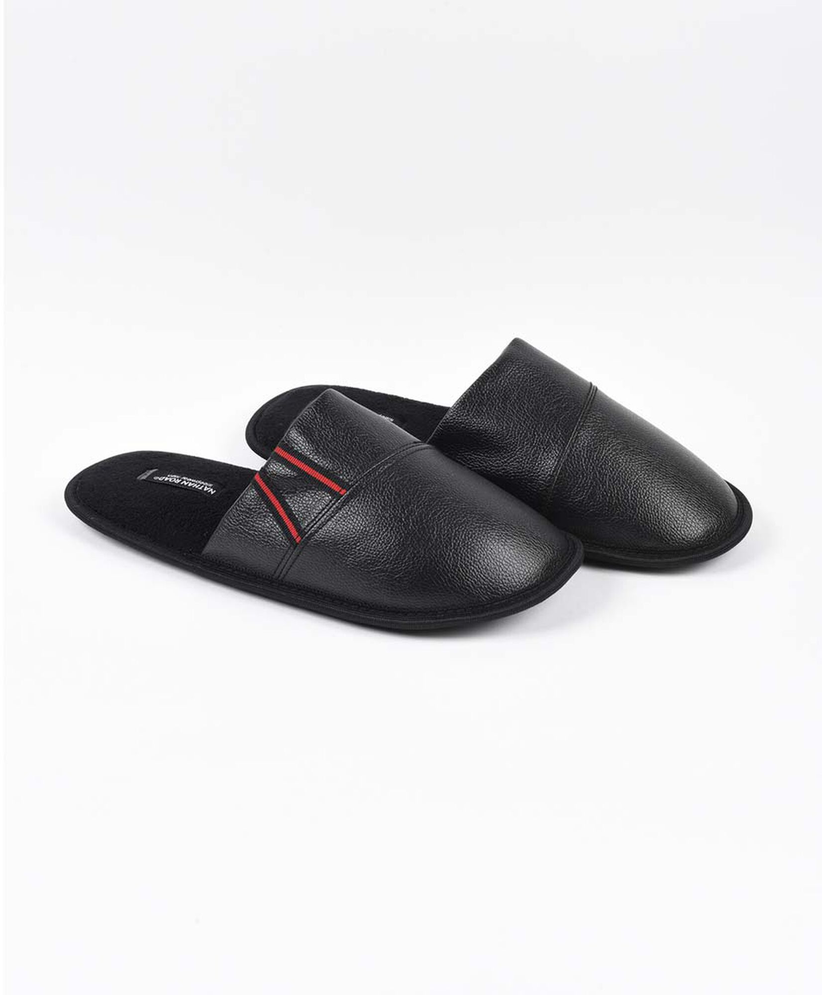 Pantufla hombre líneas rojas Pantufla hombre líneas rojas