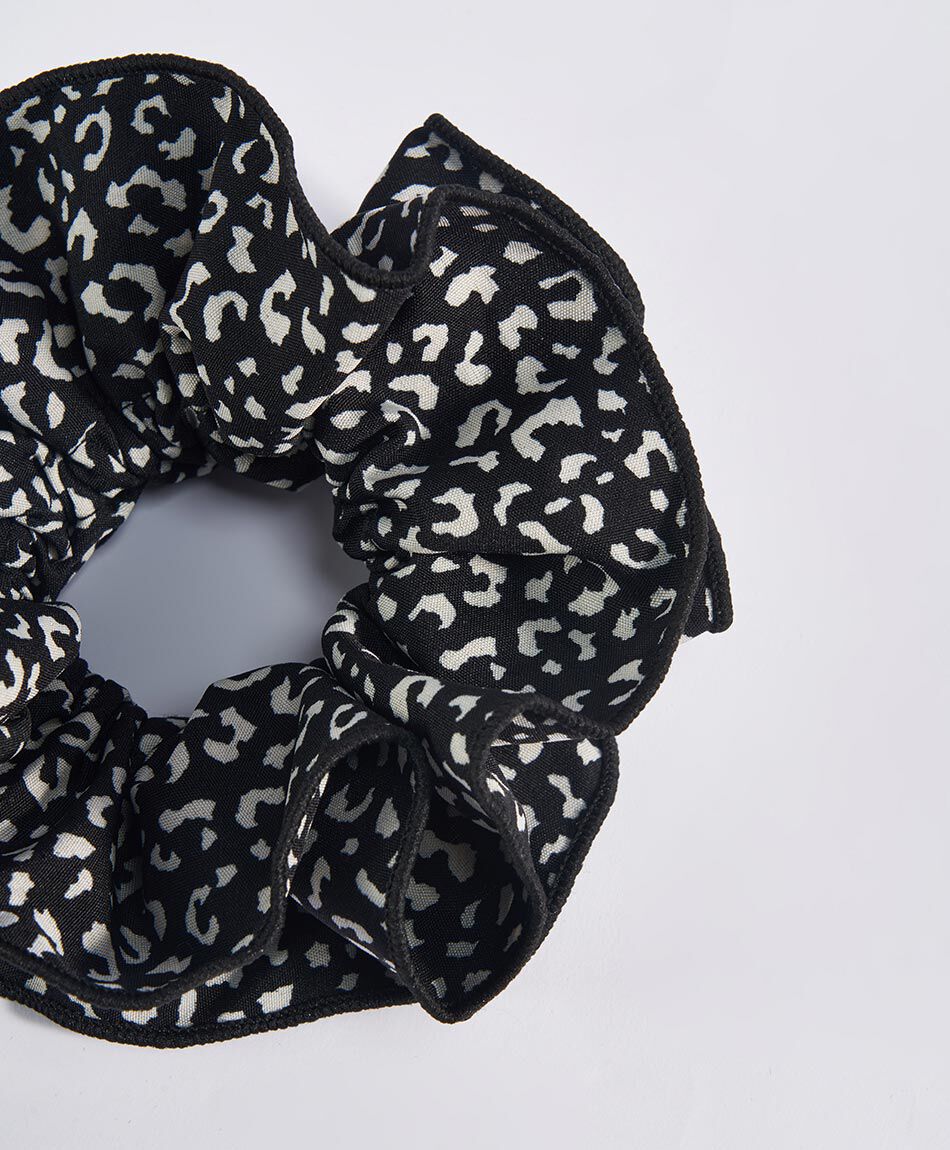 Colet mujer animal print negro