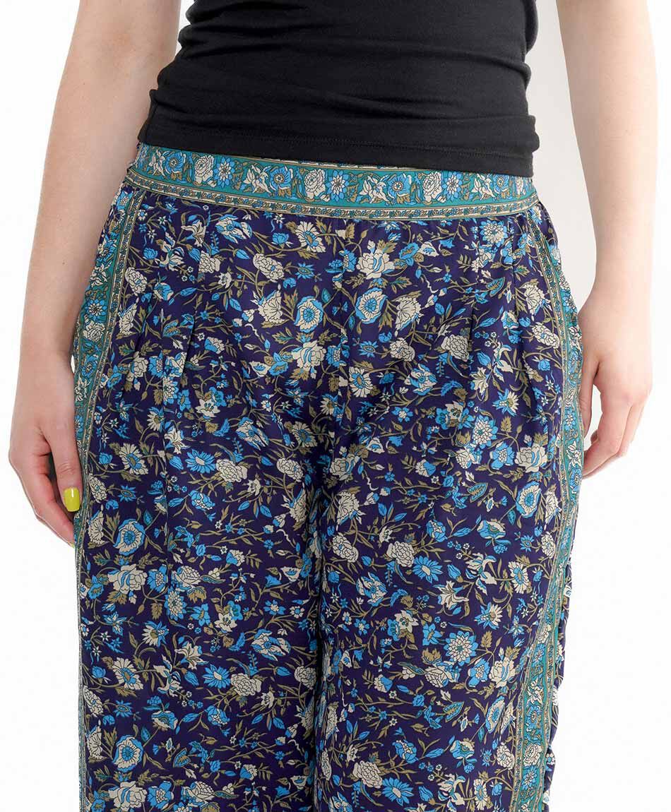 Pantal&oacute;n mujer print floreado wide