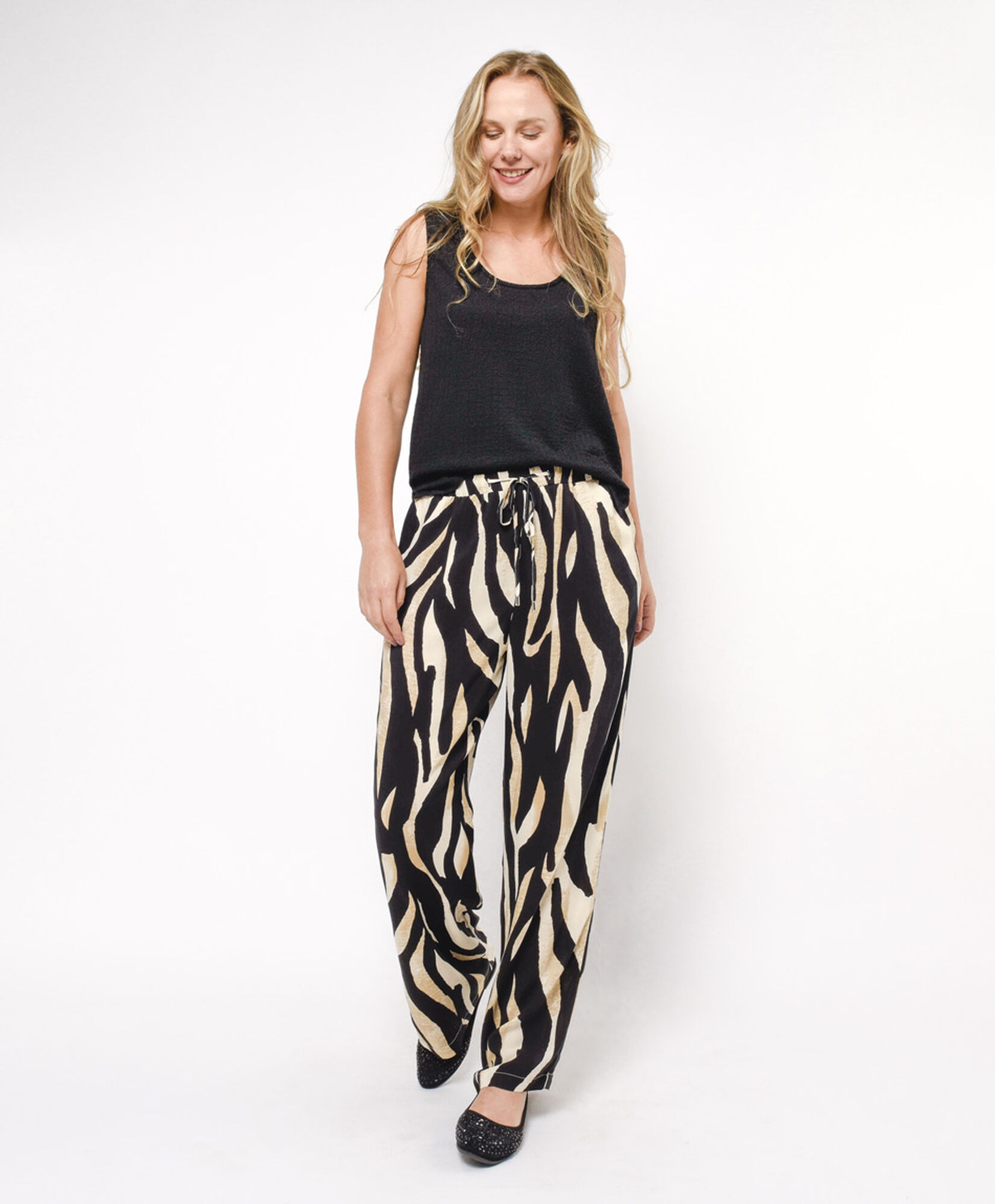 Pantalón mujer print safari Pantalón mujer print safari