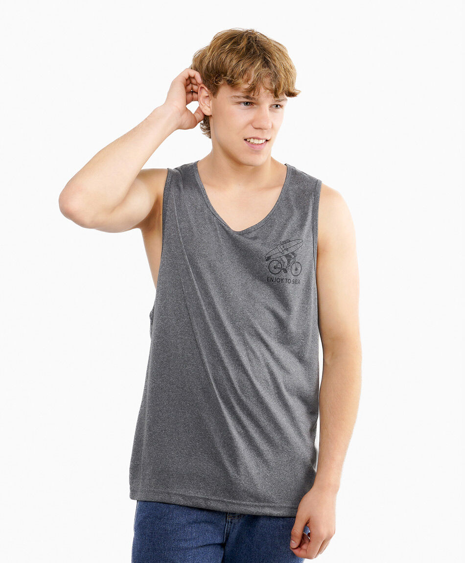 Polera hombre surf bicicleta