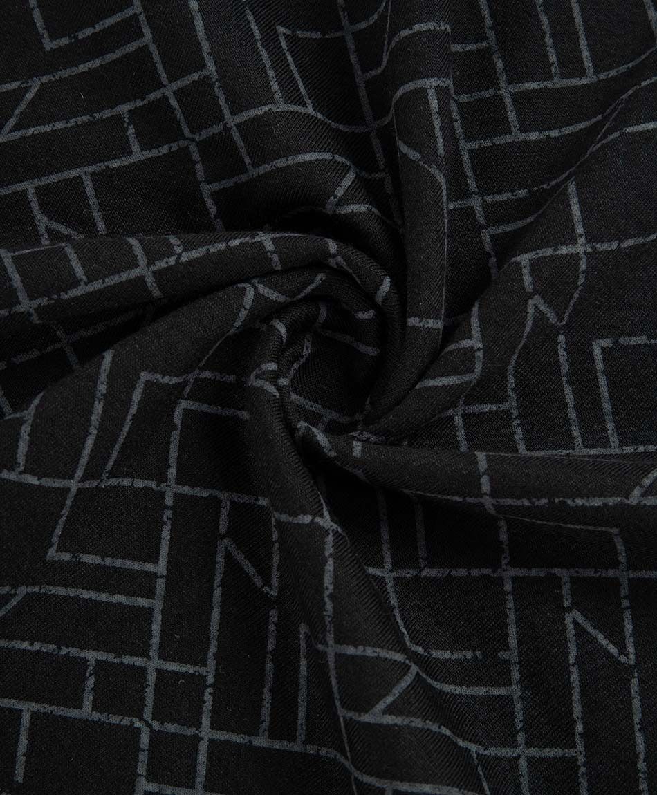 Polera hombre cuello polo negro noche