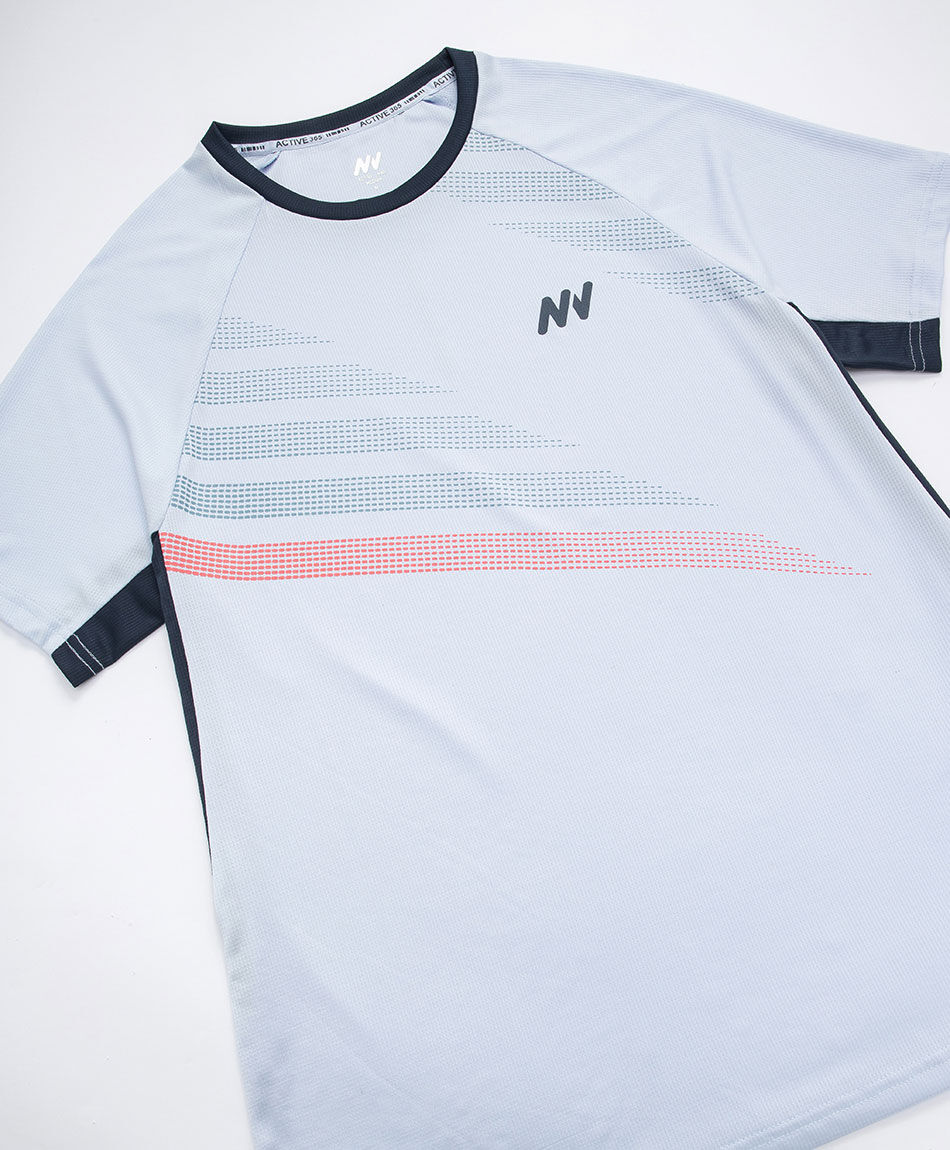 Polera deportiva hombre runner white