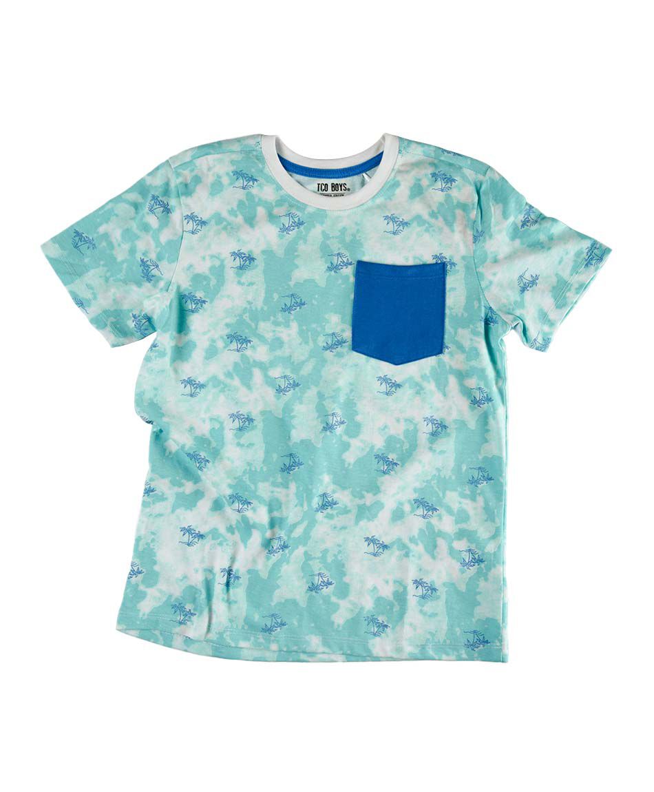 Polera manga corta cuello redondo