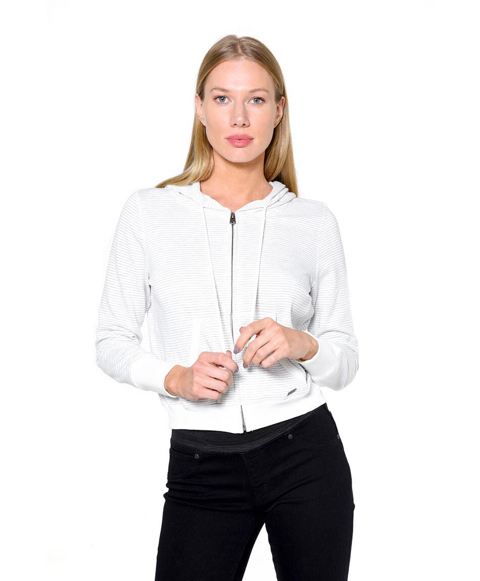 Sweater lineas full zipper