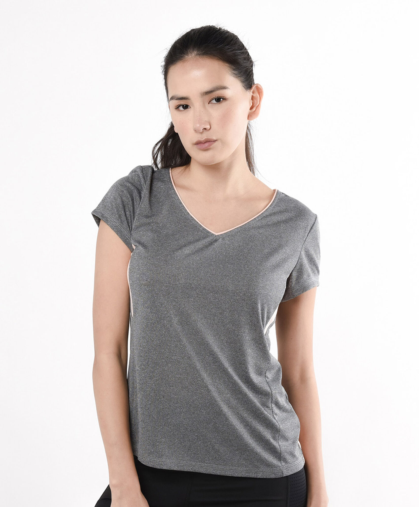 Polera deportiva mujer bicolor Polera deportiva mujer bicolor