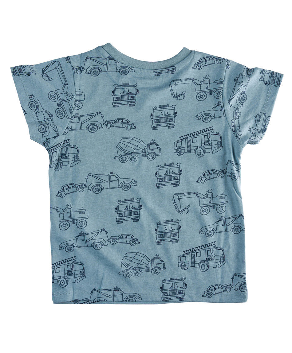 Polera manga corta cuello redondo