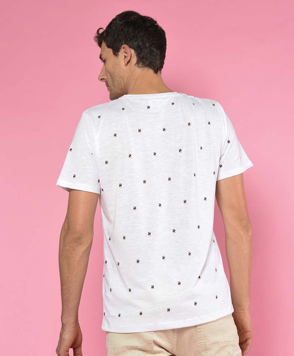 Polera manga corta cuello redondo