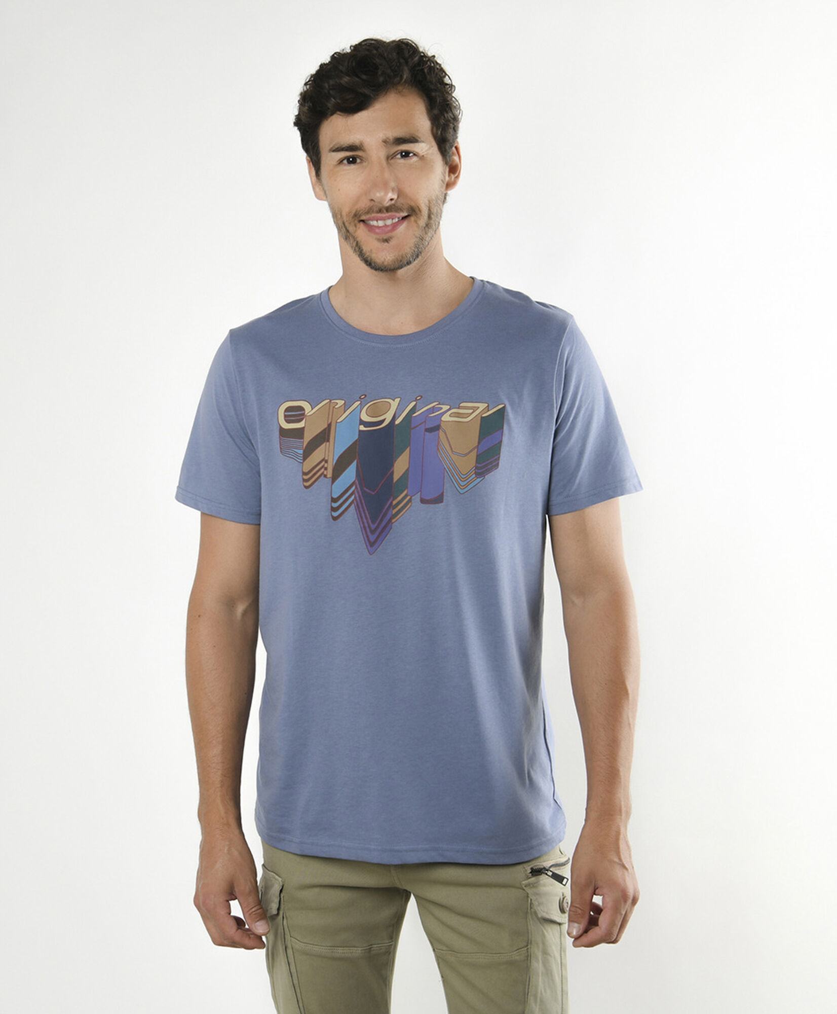 Polera hombre estampado original Polera hombre estampado original