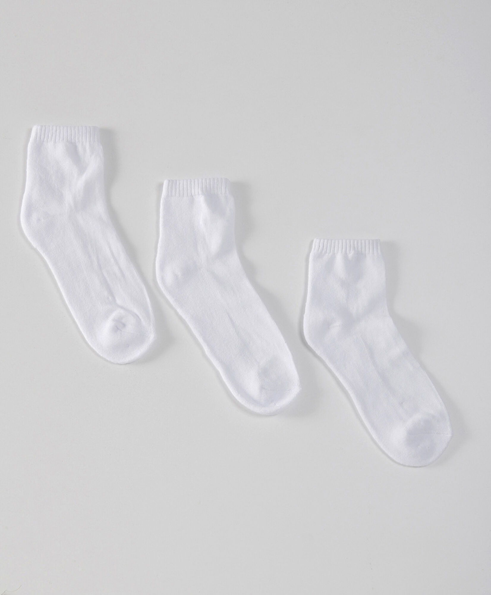 Pack 3 calcetines escolares sport blanco Pack 3 calcetines escolares sport blanco
