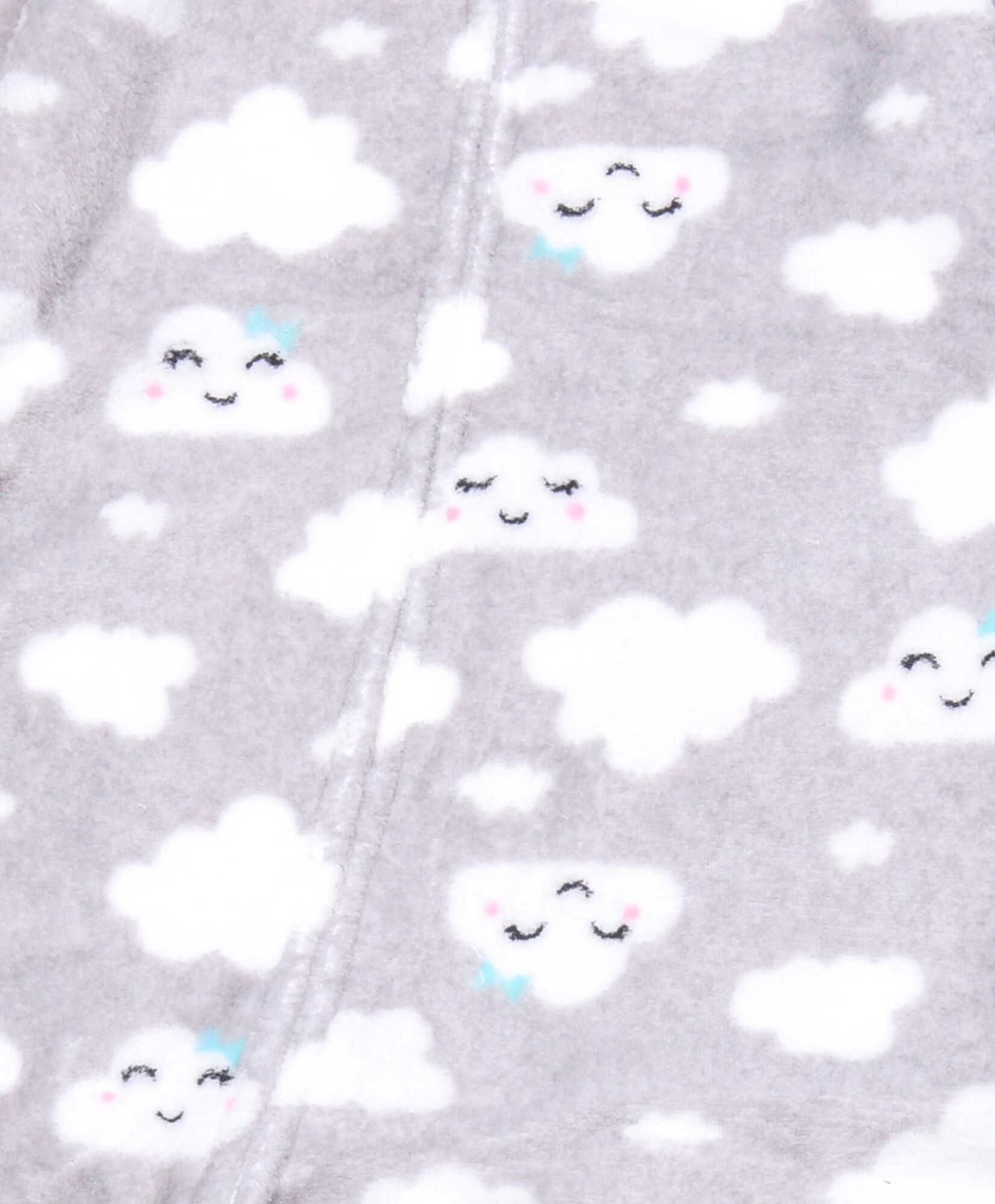 Pijama bebé micropolar enterito nubes Pijama bebé micropolar enterito nubes