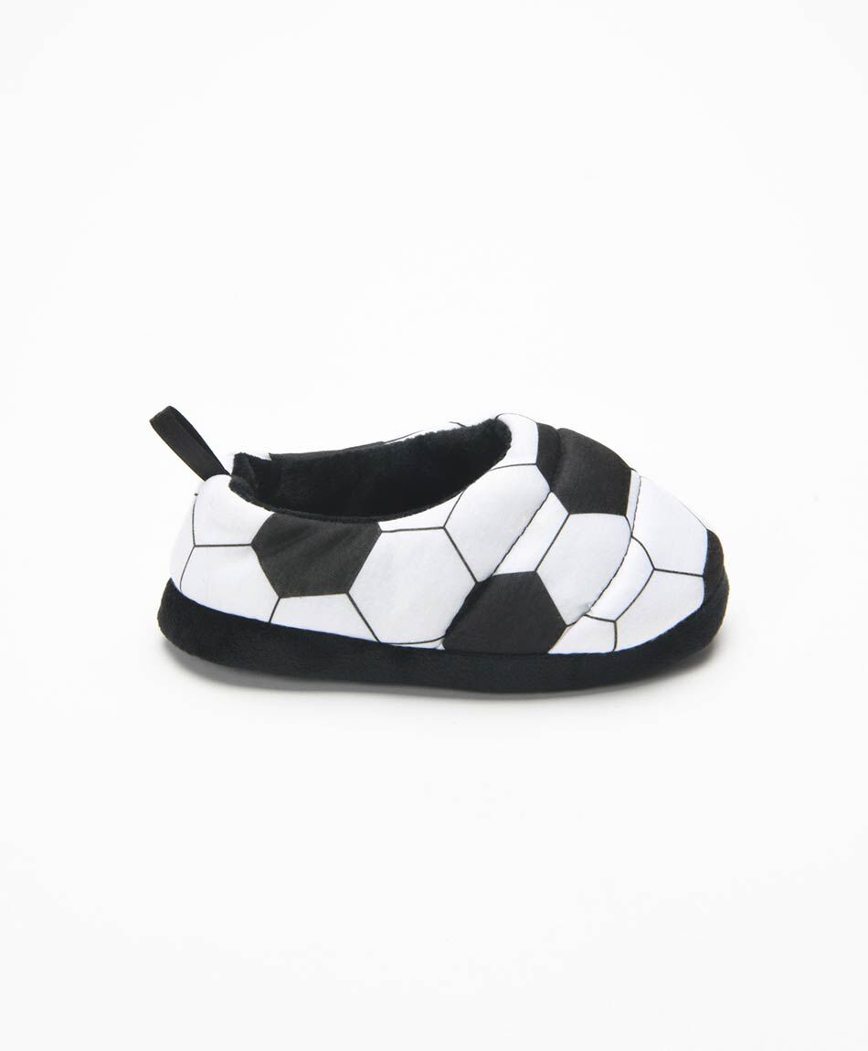 Pantufla infantil f&uacute;tbol