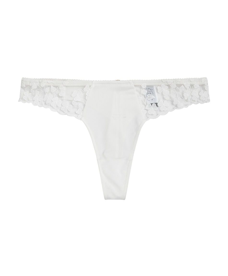 Colaless mujer florcitas bordadas