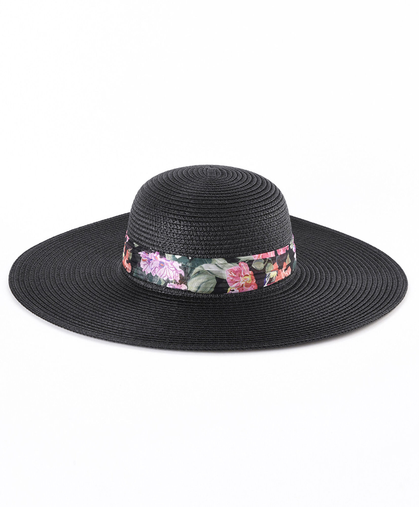 Sombrero mujer cinta floreada Sombrero mujer cinta floreada