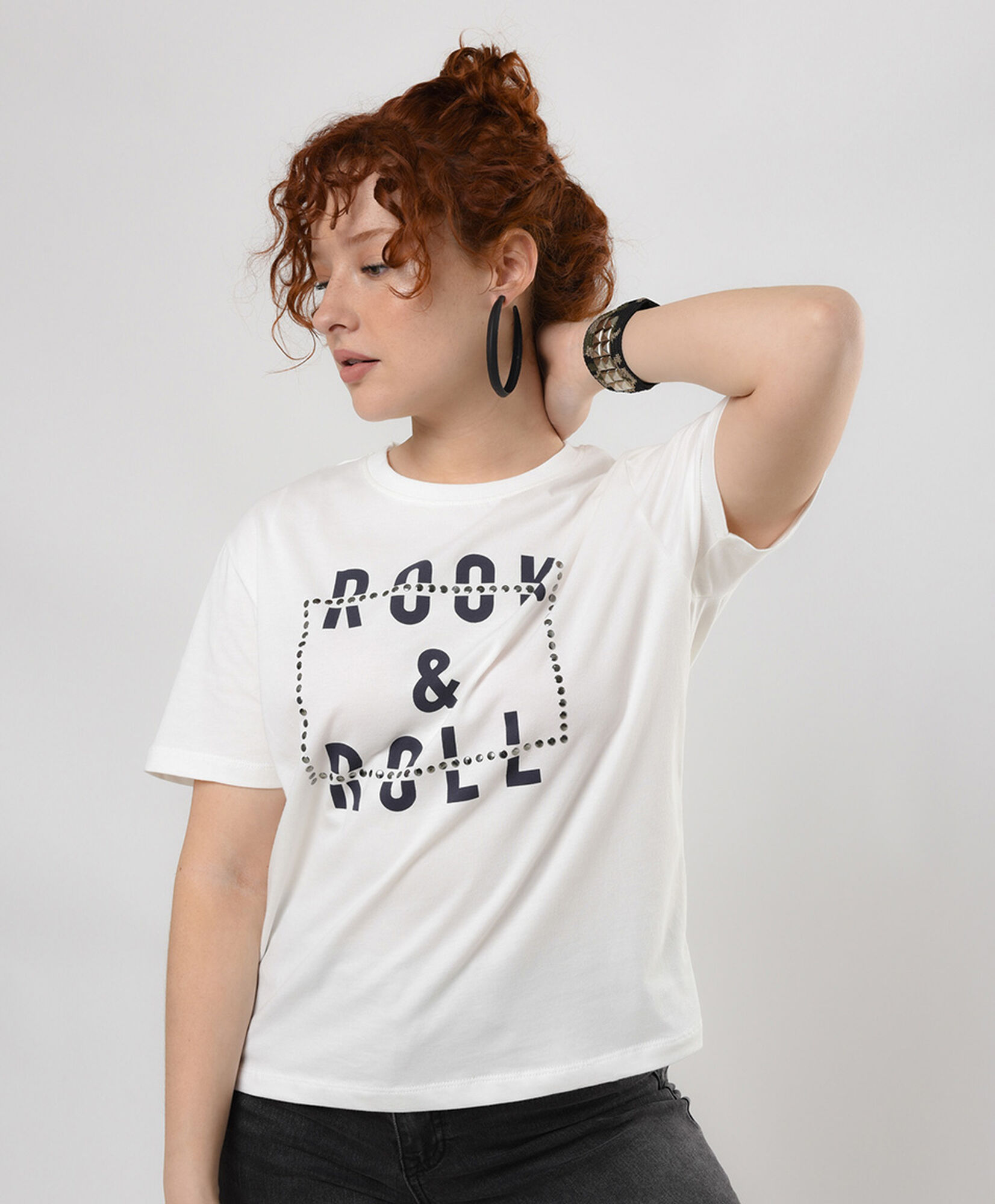 Polera mujer estampado rock Polera mujer estampado rock
