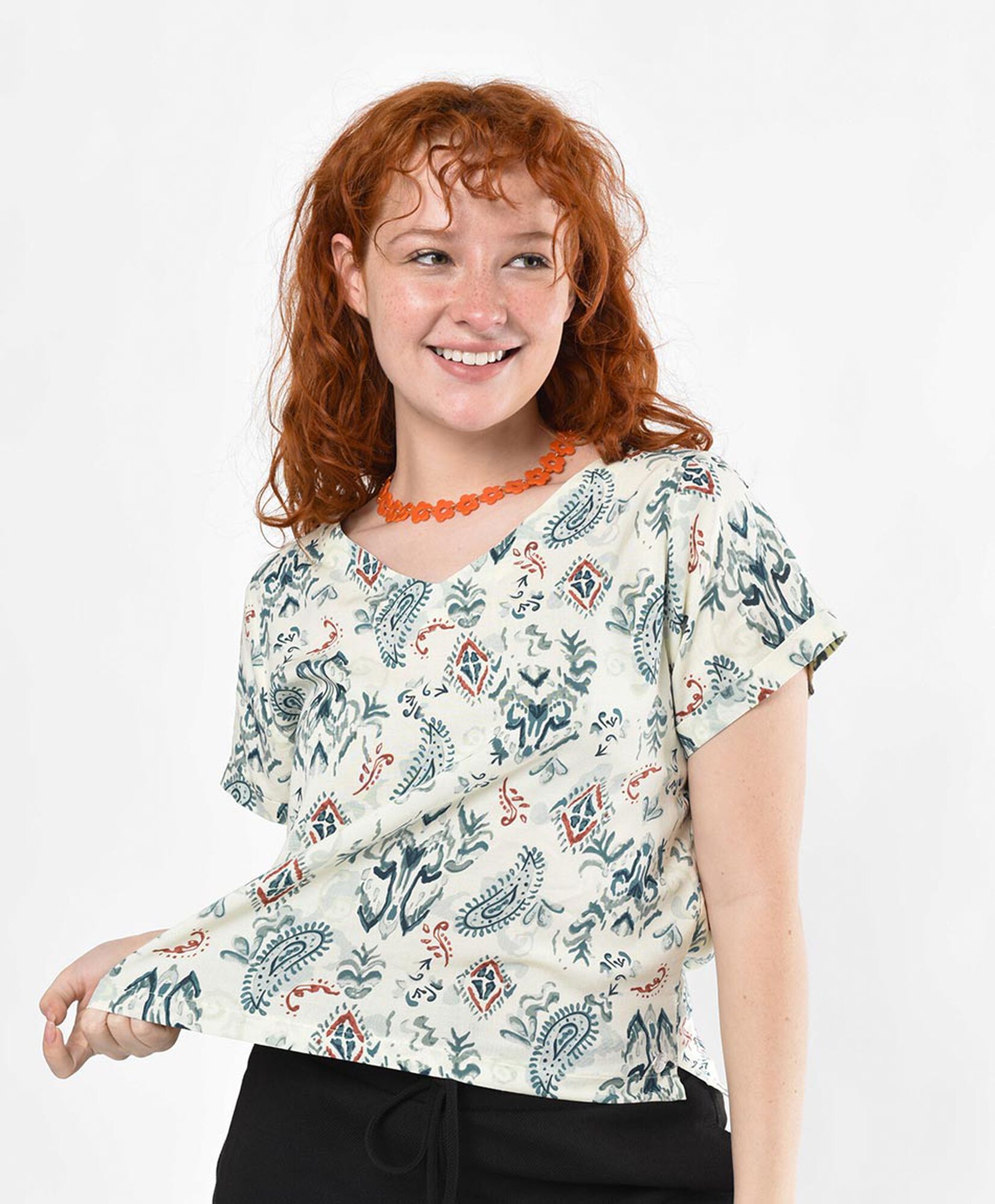 Blusa mujer estampada Blusa mujer estampada