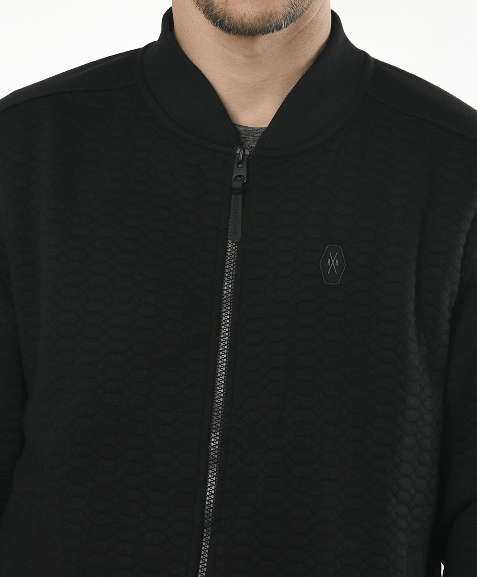 Chaqueta hombre estilo bomber textura Chaqueta hombre estilo bomber textura