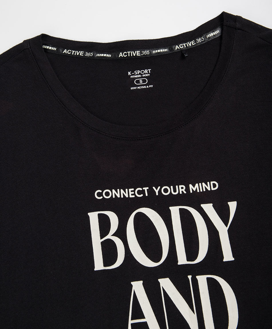 Polera deportiva mujer frase