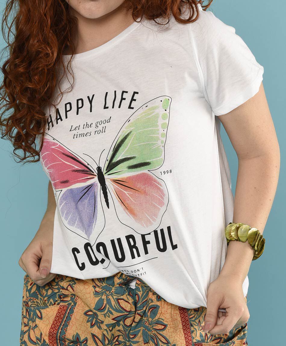Polera estampada
