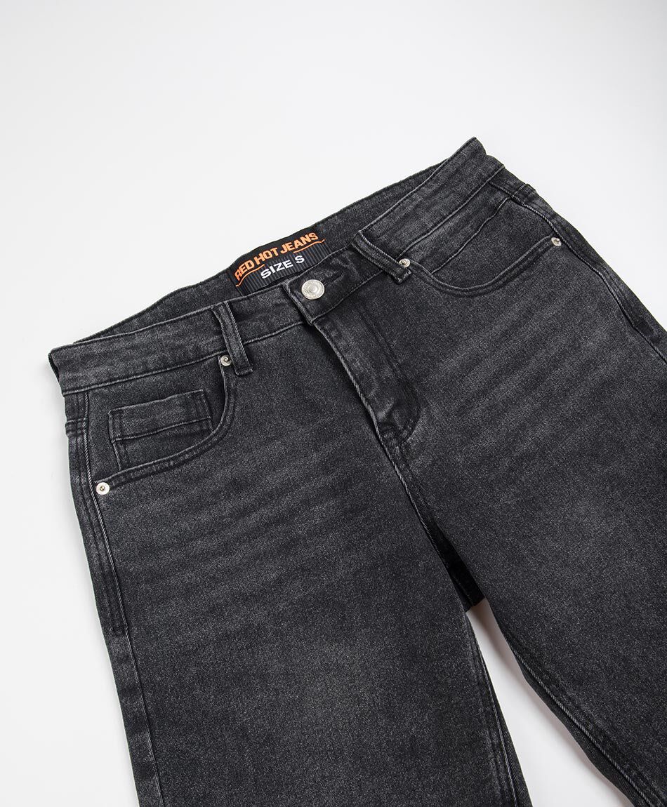 Bermuda hombre denim gris oscuro