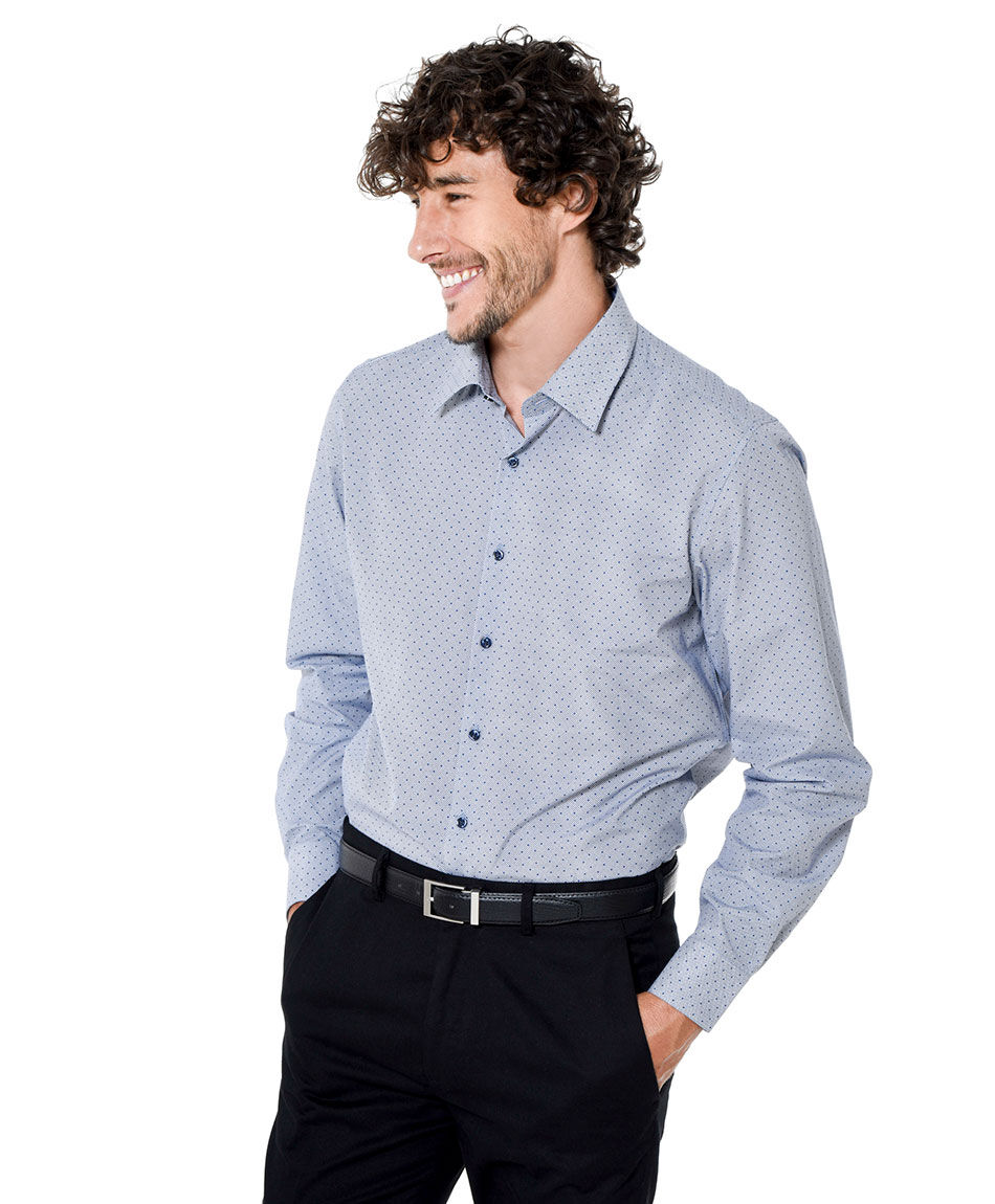 Camisa manga larga estampada