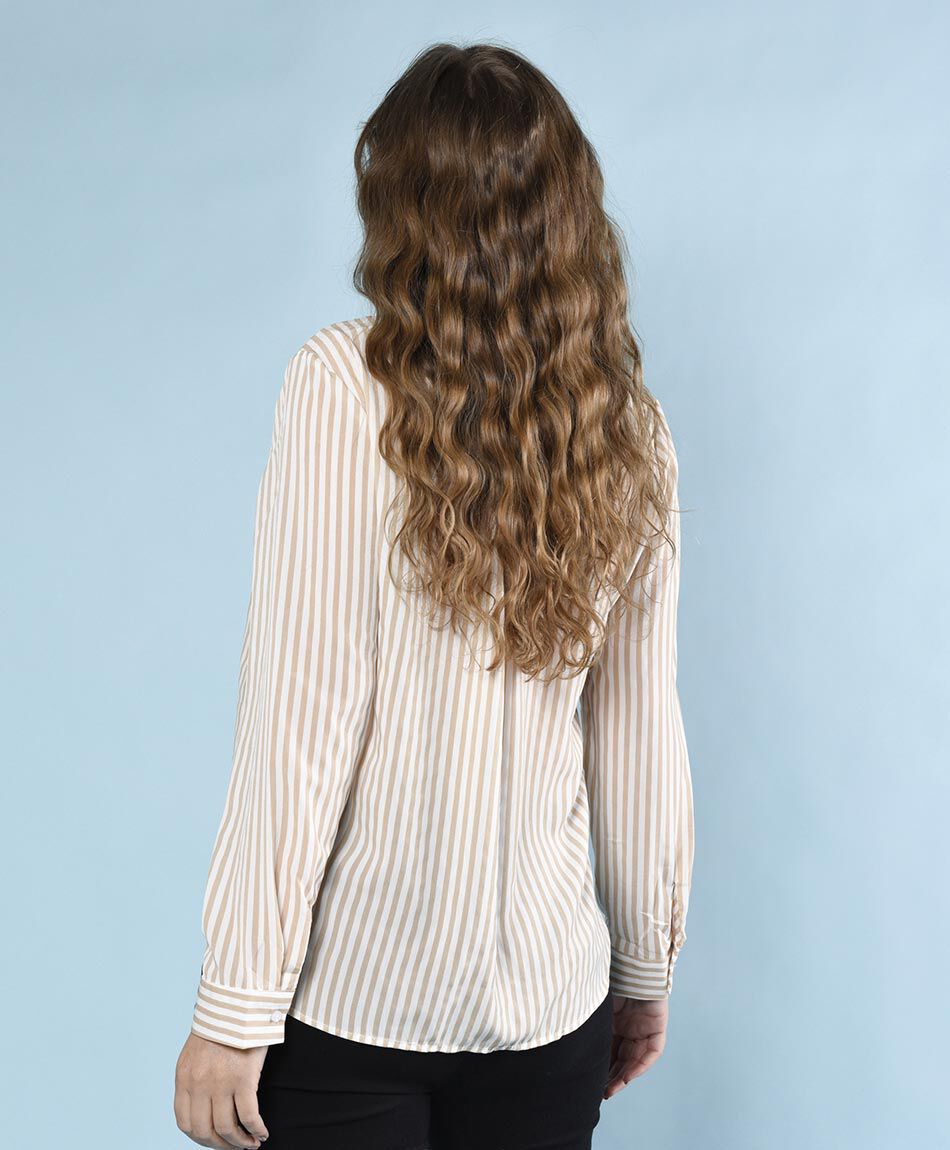 Blusa camisero manga larga