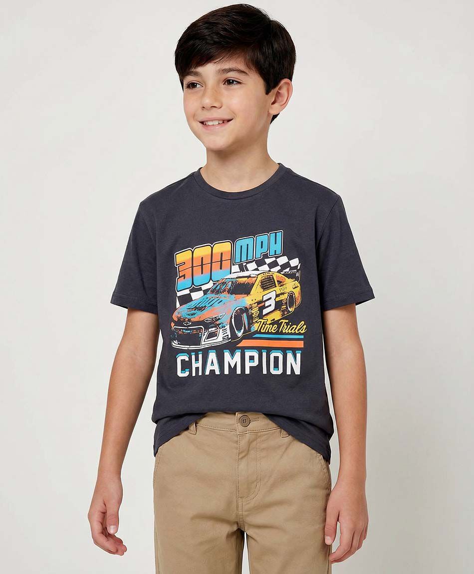 Polera ni&ntilde;o auto de carrera