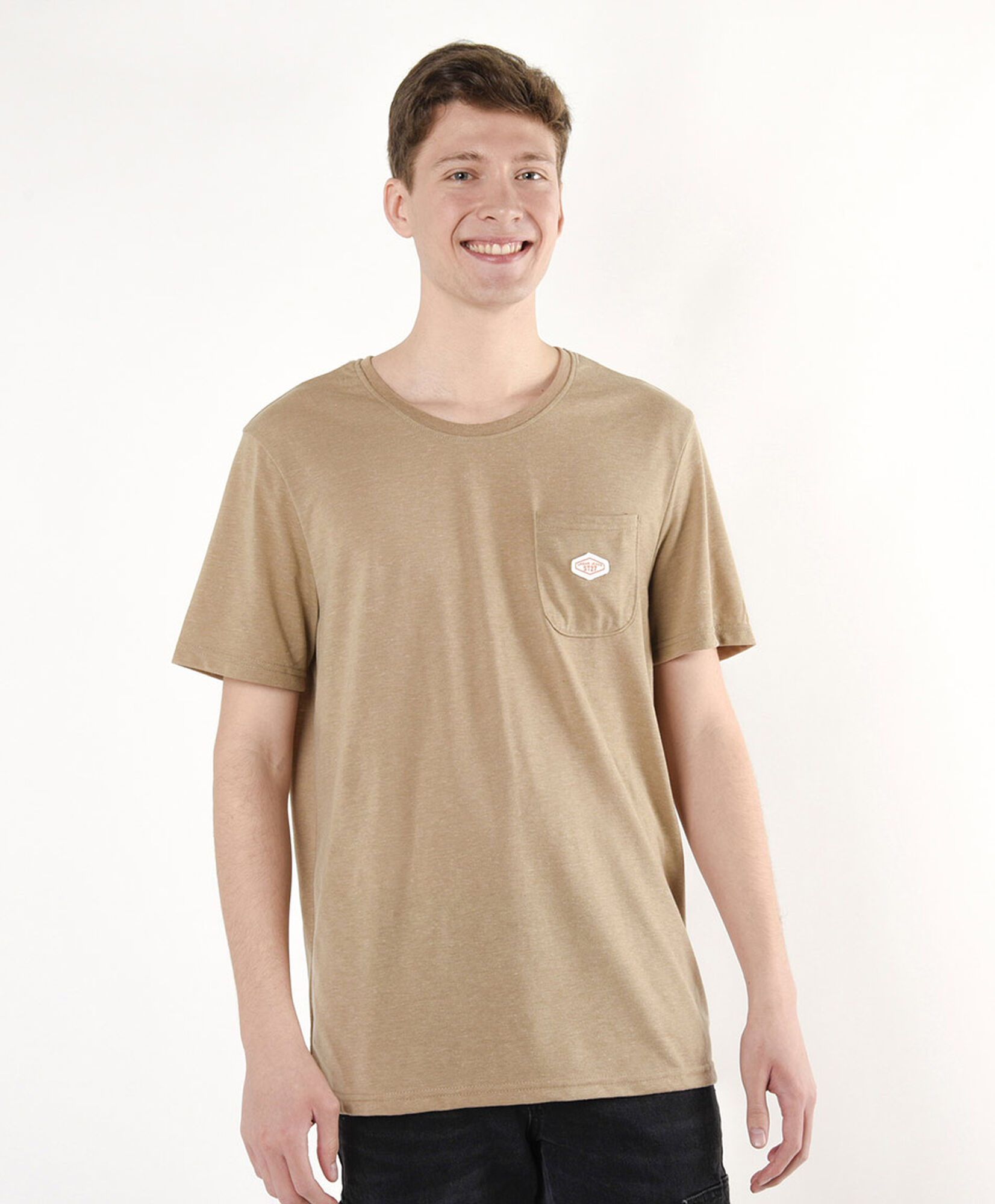 Polera hombre lisa bolsillo Polera hombre lisa bolsillo