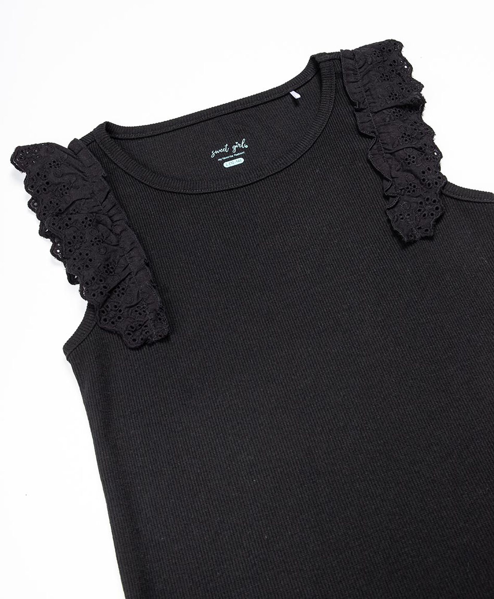 Polera niña broderie Polera niña broderie