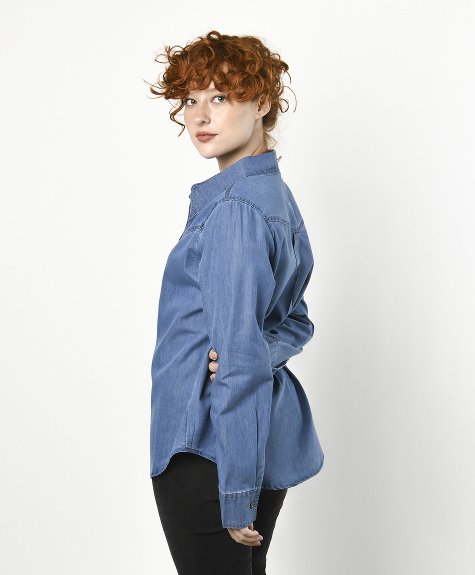 Blusa mujer denim tachas Blusa mujer denim tachas