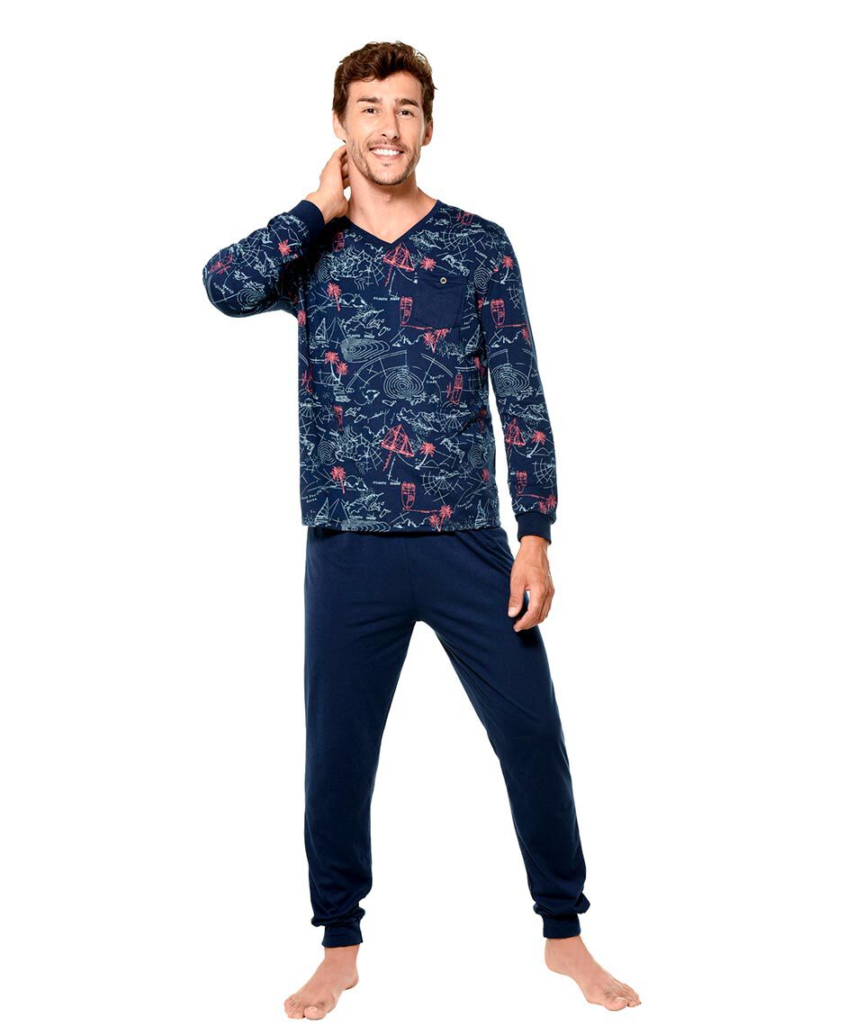Pijama estampado