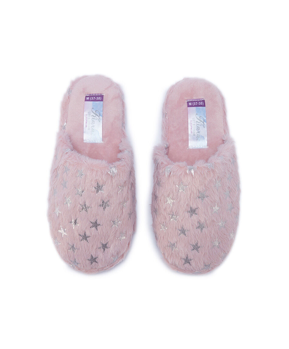 Pantufla mujer estrellas brillantes