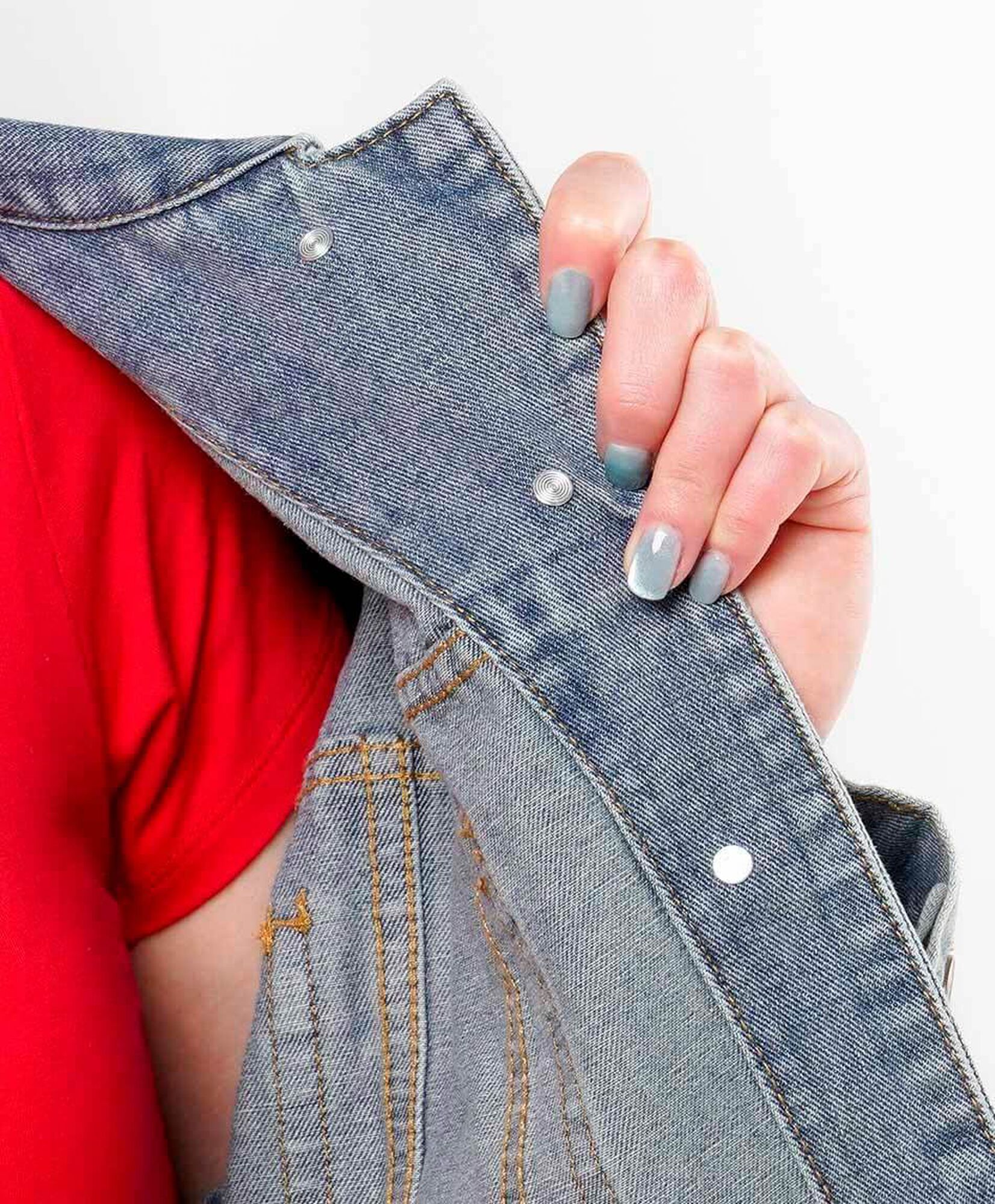 Chaqueta mujer denim estampado Chaqueta mujer denim estampado