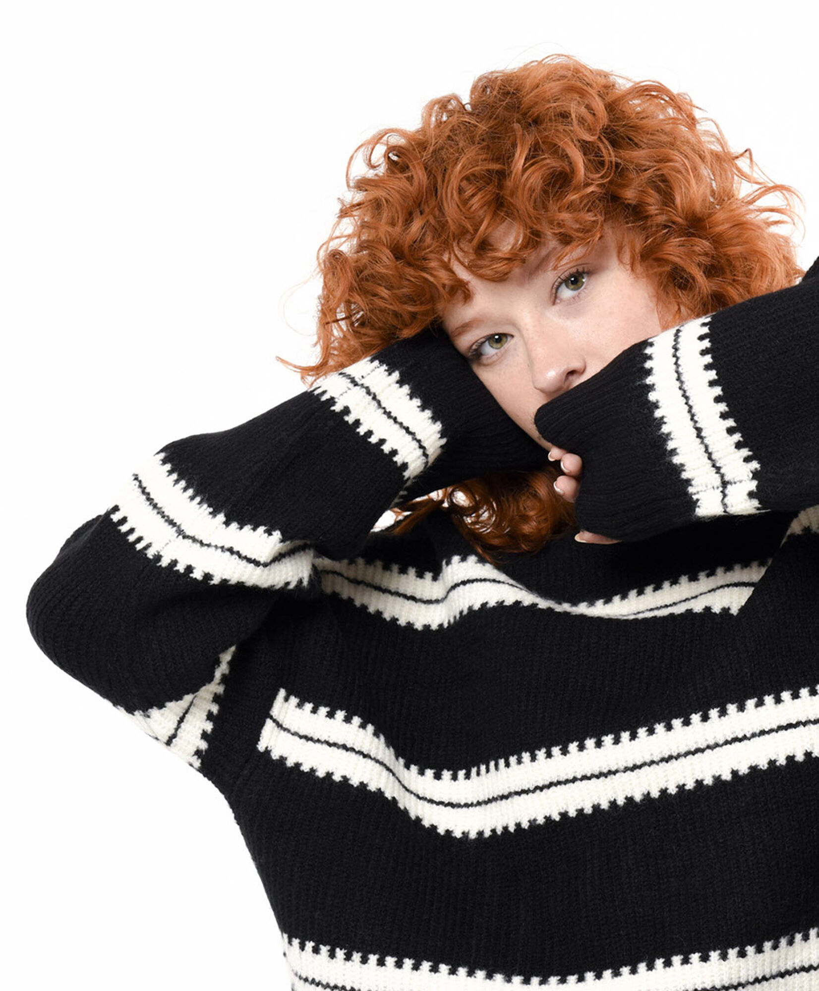 Sweater mujer líneas dobles Sweater mujer líneas dobles