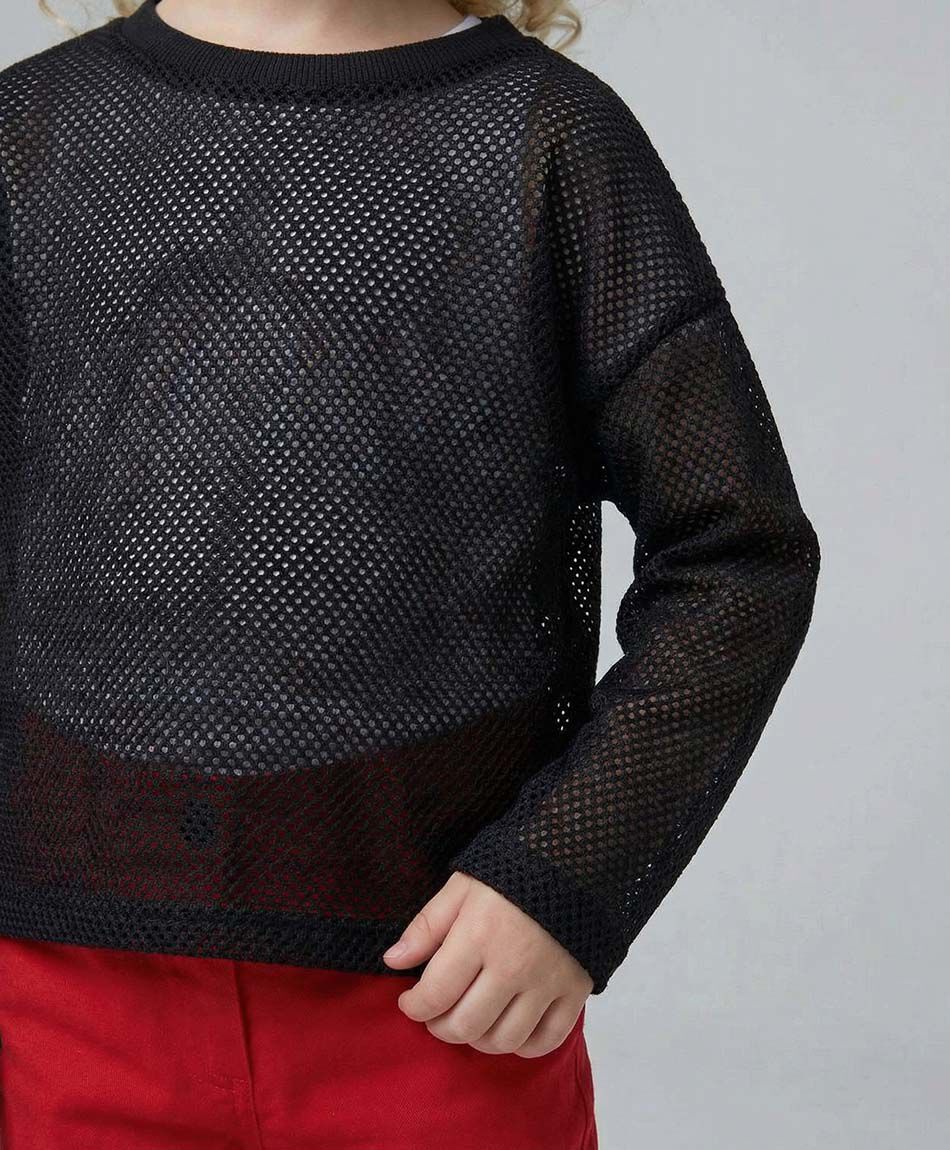 Polera ni&ntilde;a malla