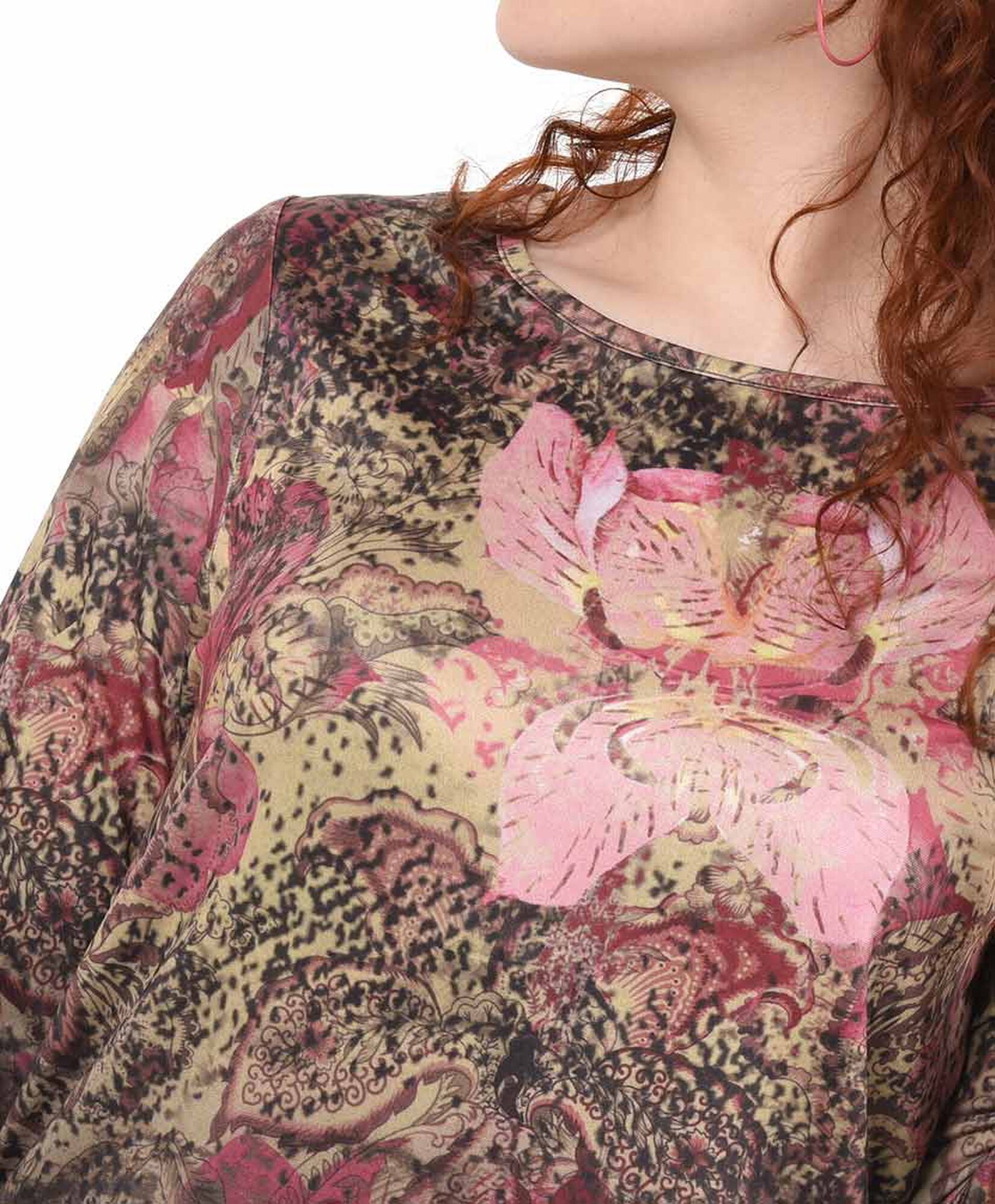 Polera mujer estampada manga larga Polera mujer estampada manga larga