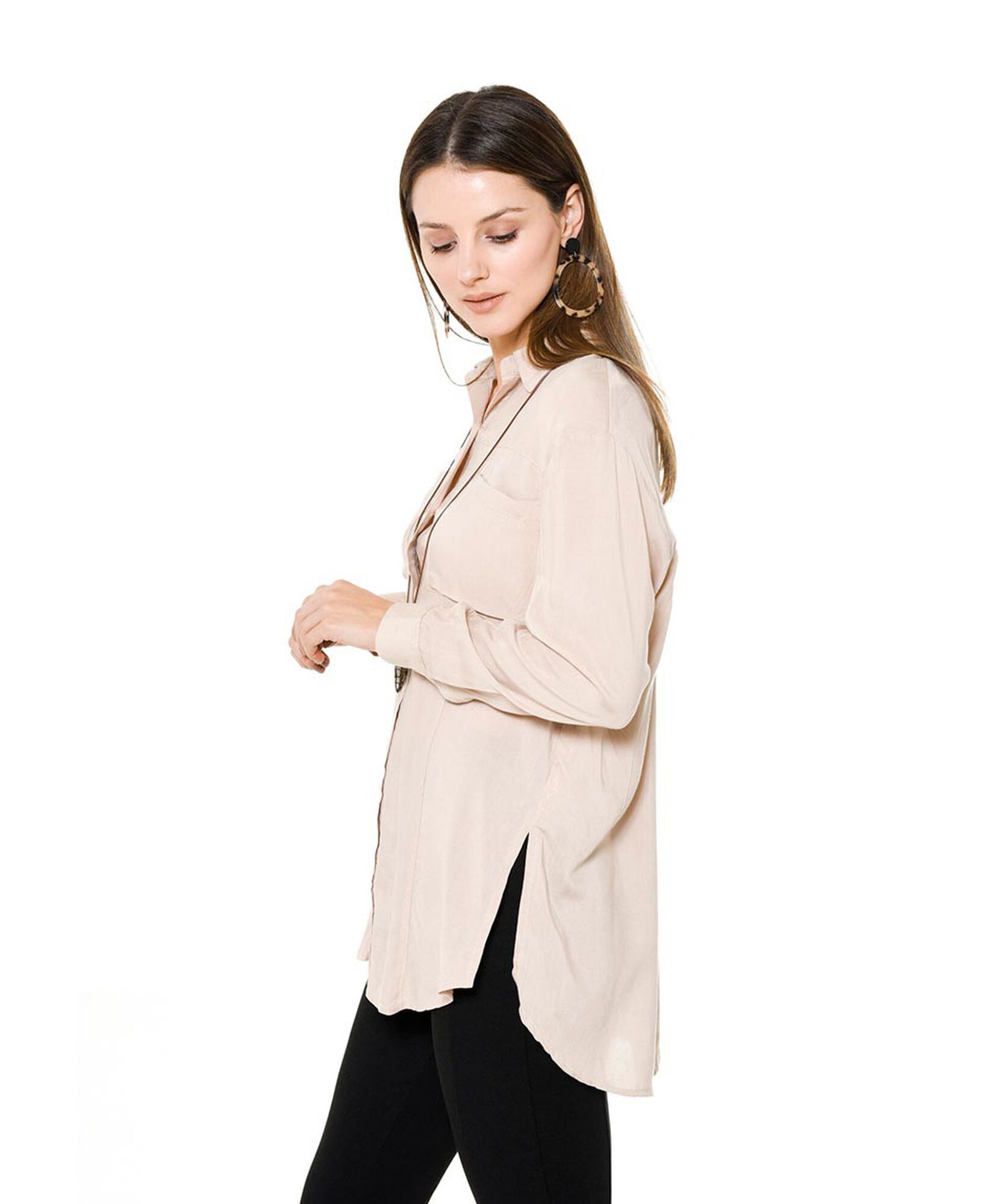 Blusa bolsillo parche Blusa bolsillo parche
